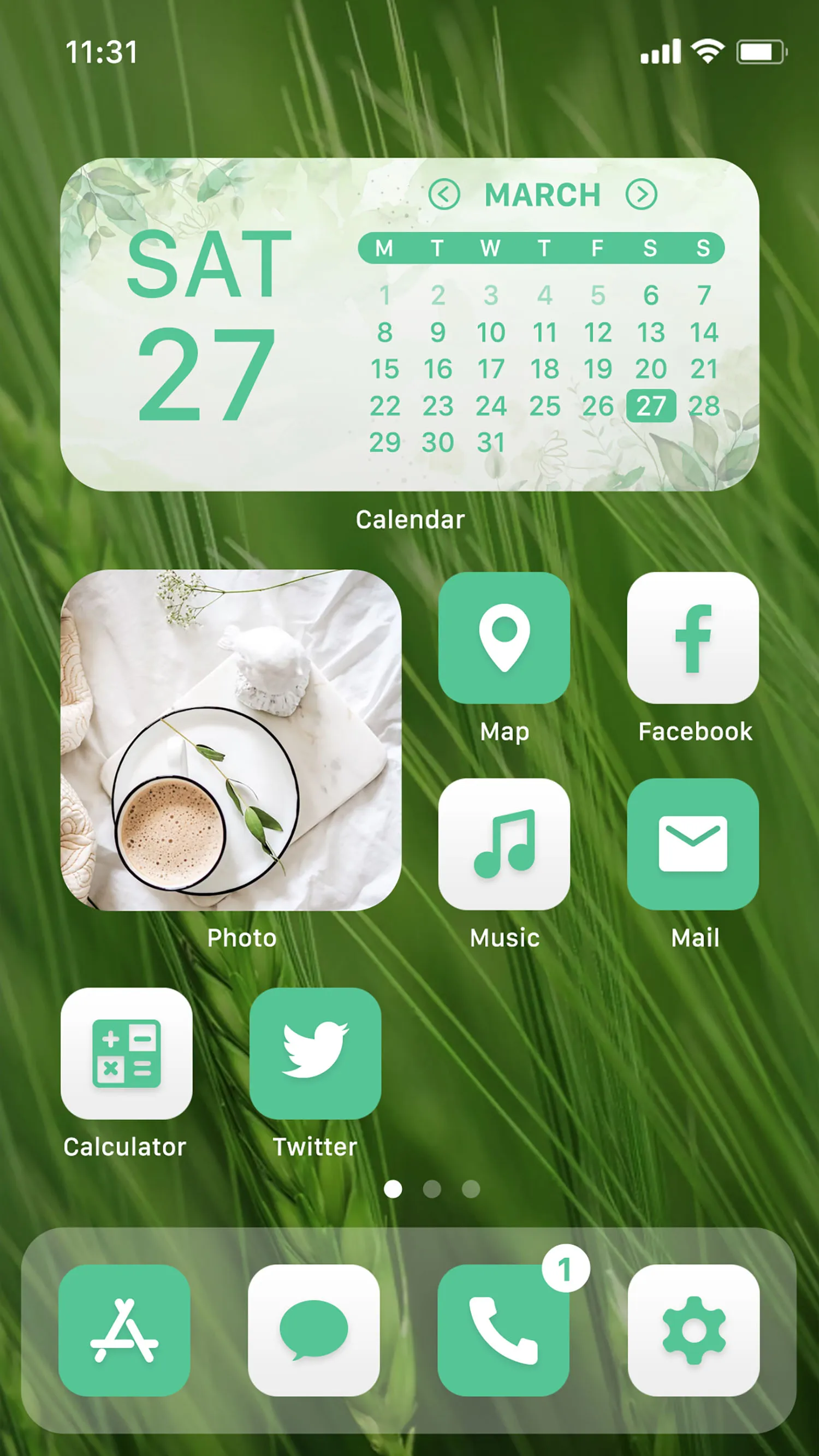 Wow Emerald White - Icon Pack | Indus Appstore | Screenshot