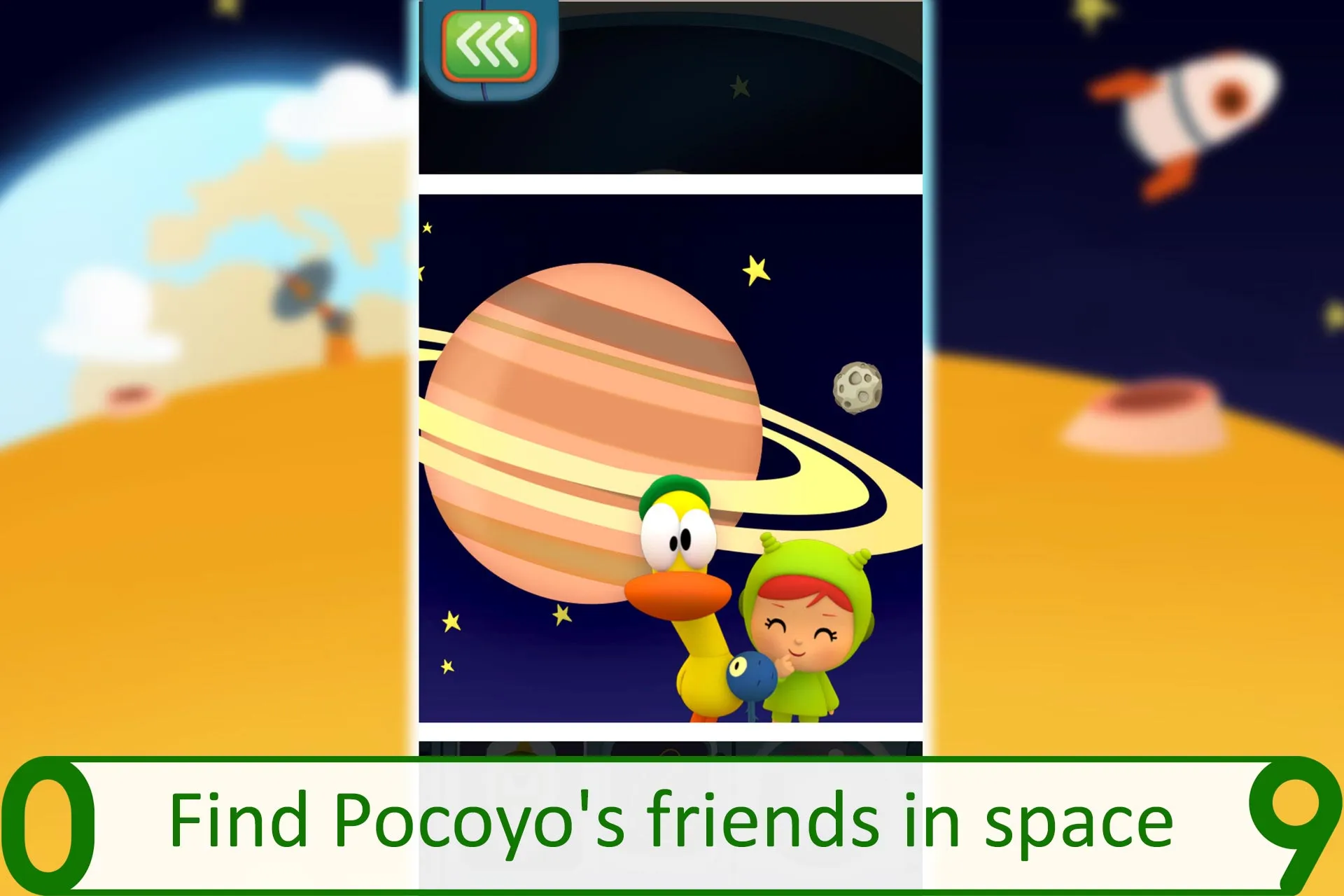 Pocoyo 1,2,3 Space Adventure | Indus Appstore | Screenshot