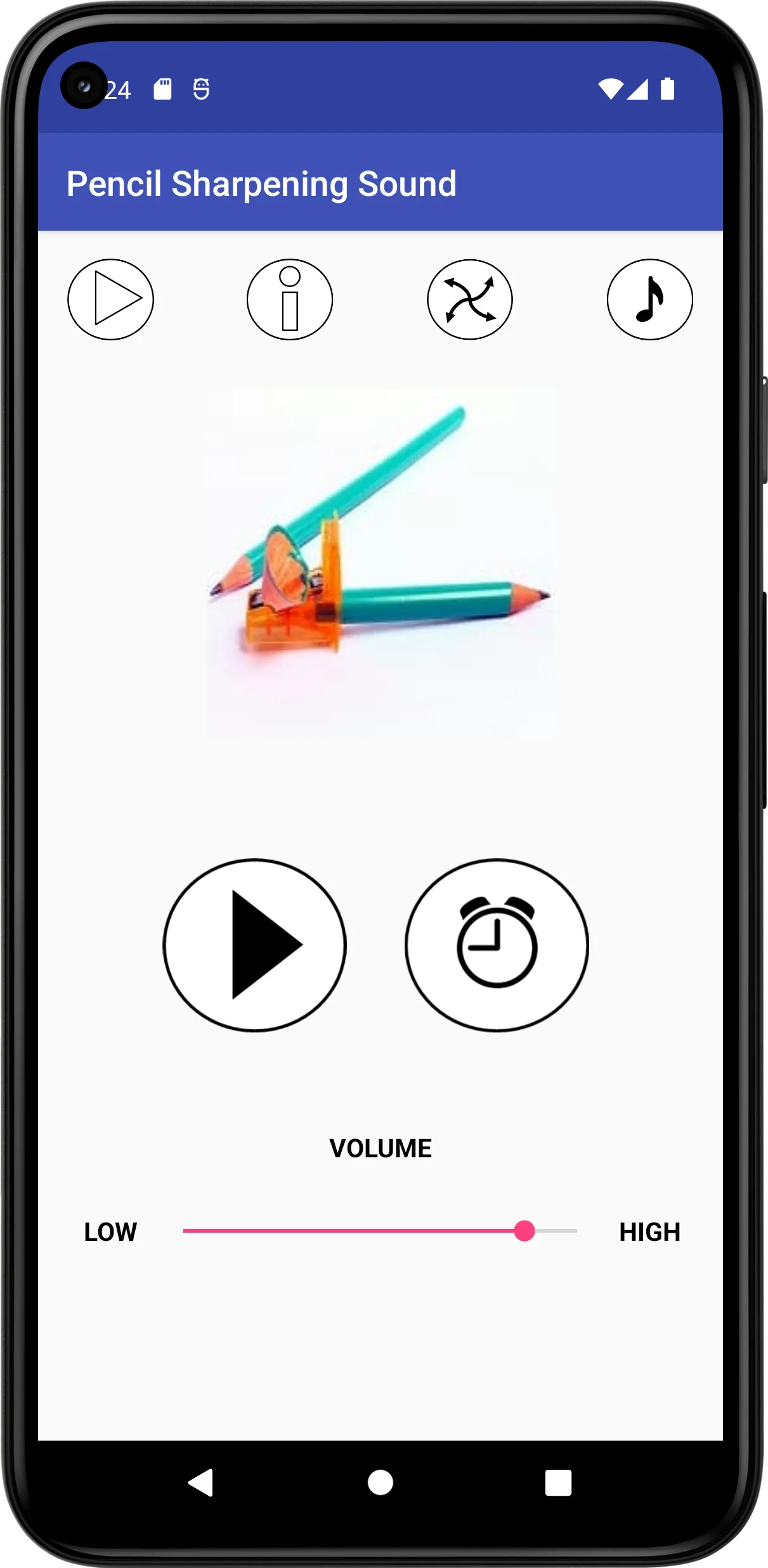 Pencil Sharpening Sound | Indus Appstore | Screenshot