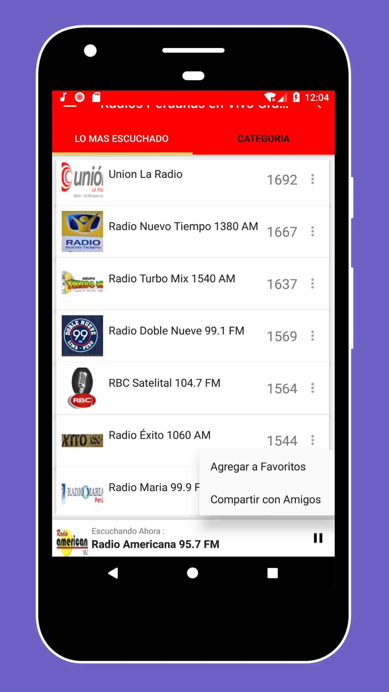 Radio Peru + Radio Peru FM | Indus Appstore | Screenshot