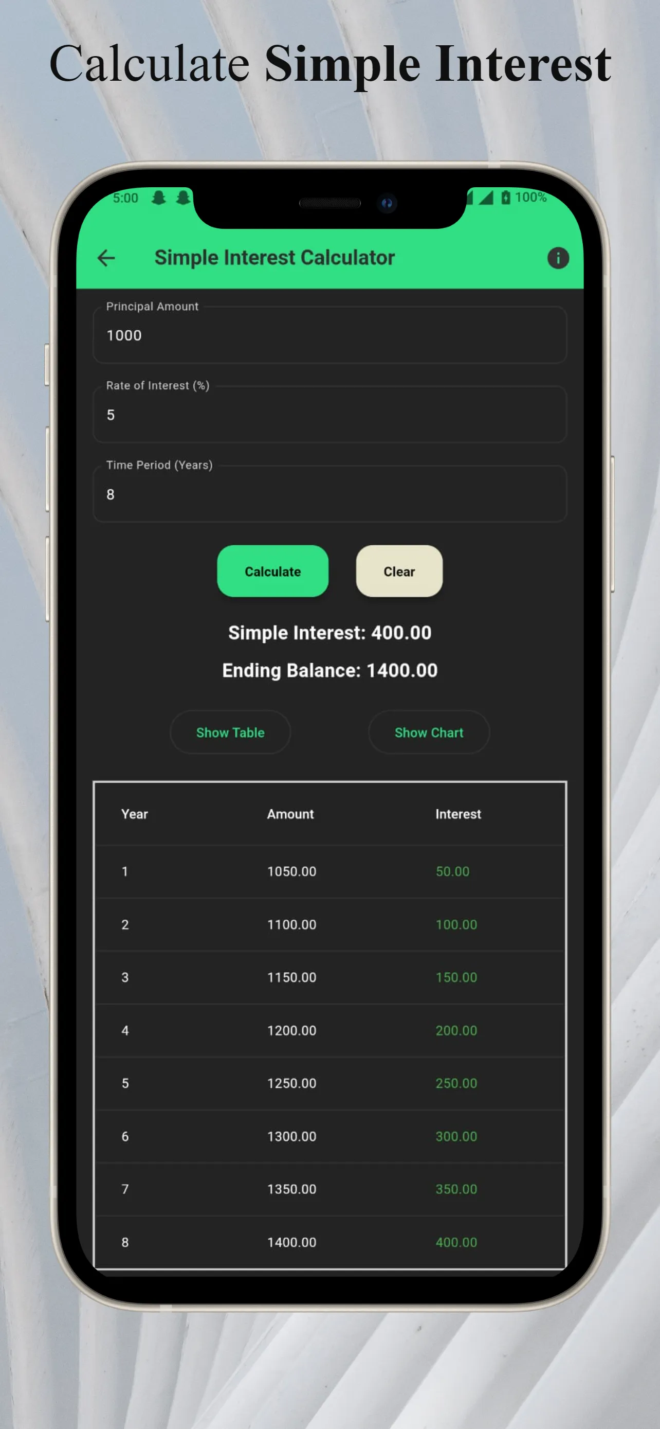 Compound Interest Calculator | Indus Appstore | Screenshot