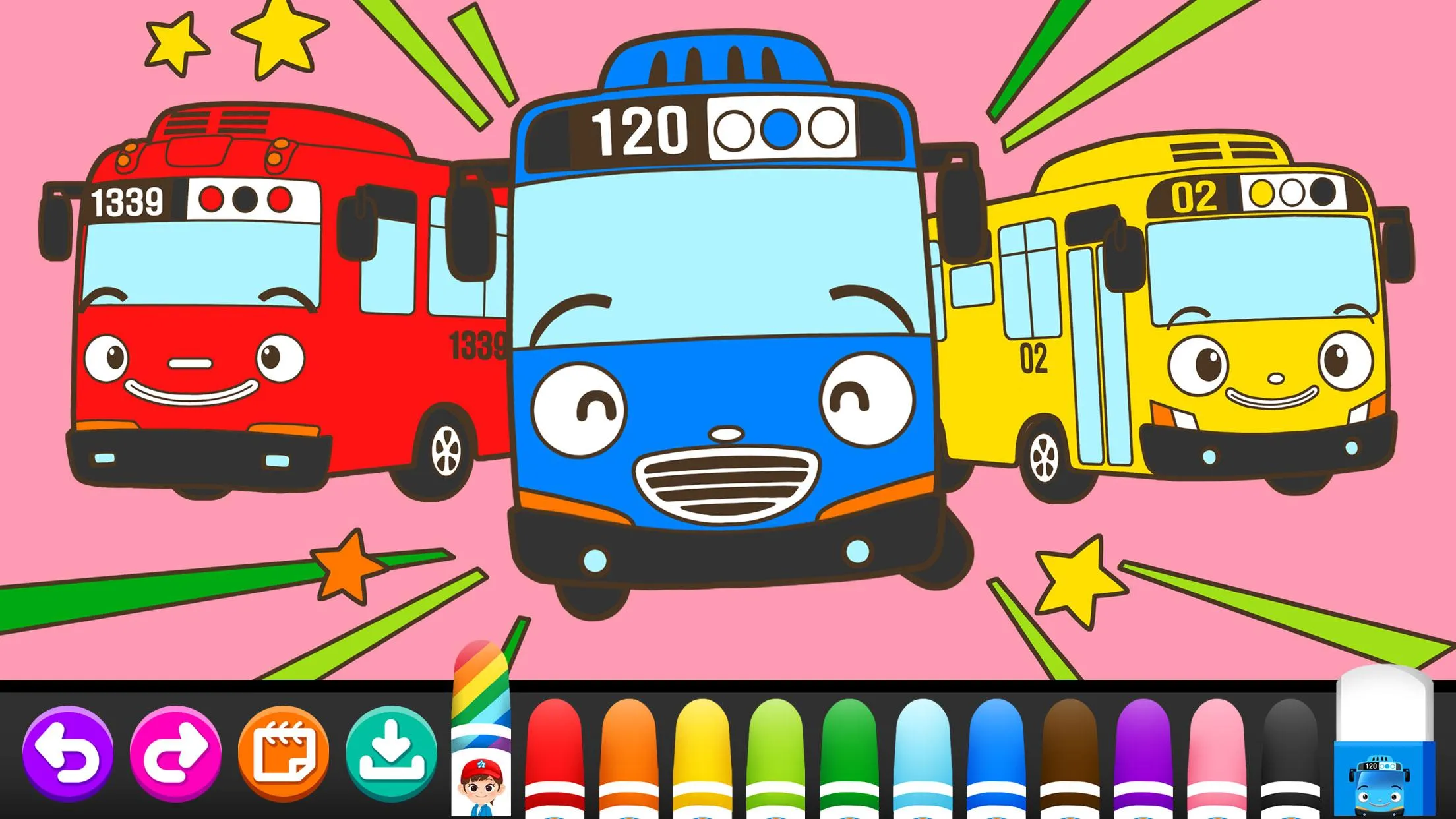 Tayo ColoringBook - Kid Sketch | Indus Appstore | Screenshot