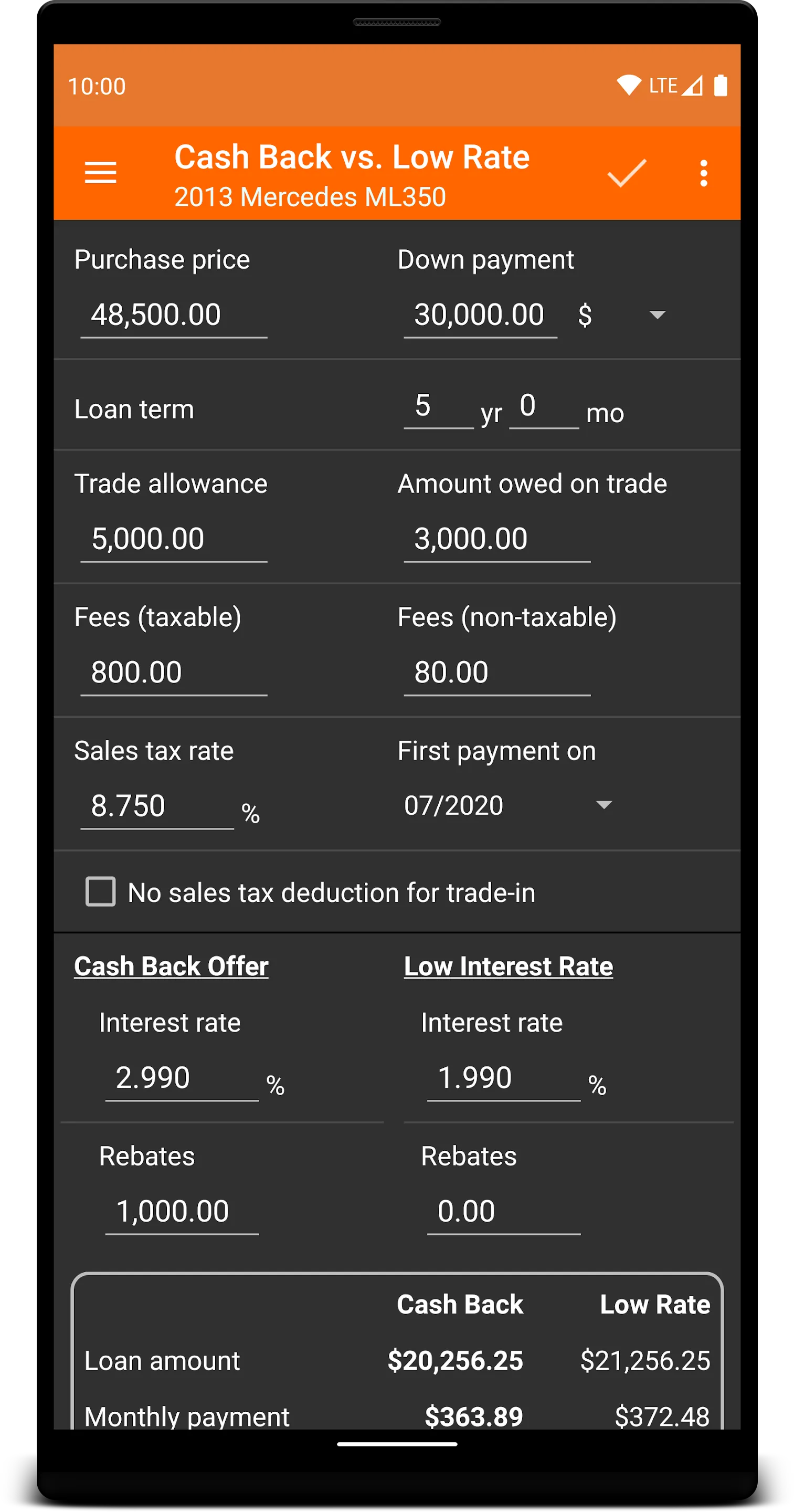 Auto Loan Calculator | Indus Appstore | Screenshot