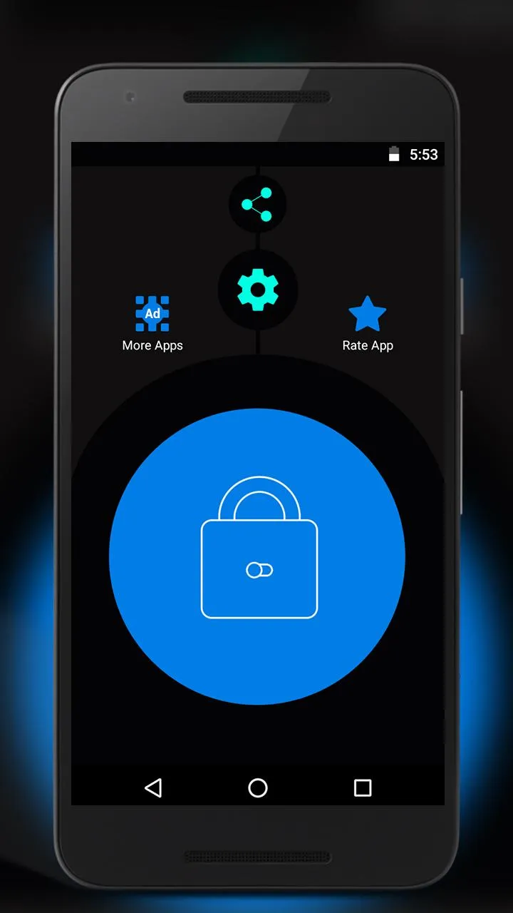 Space Live Lock Screen | Indus Appstore | Screenshot