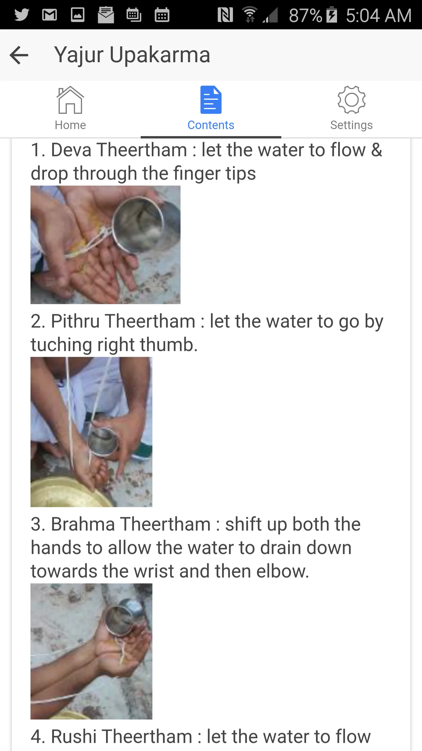 Upakarma nithyakarma Tarpanam | Indus Appstore | Screenshot