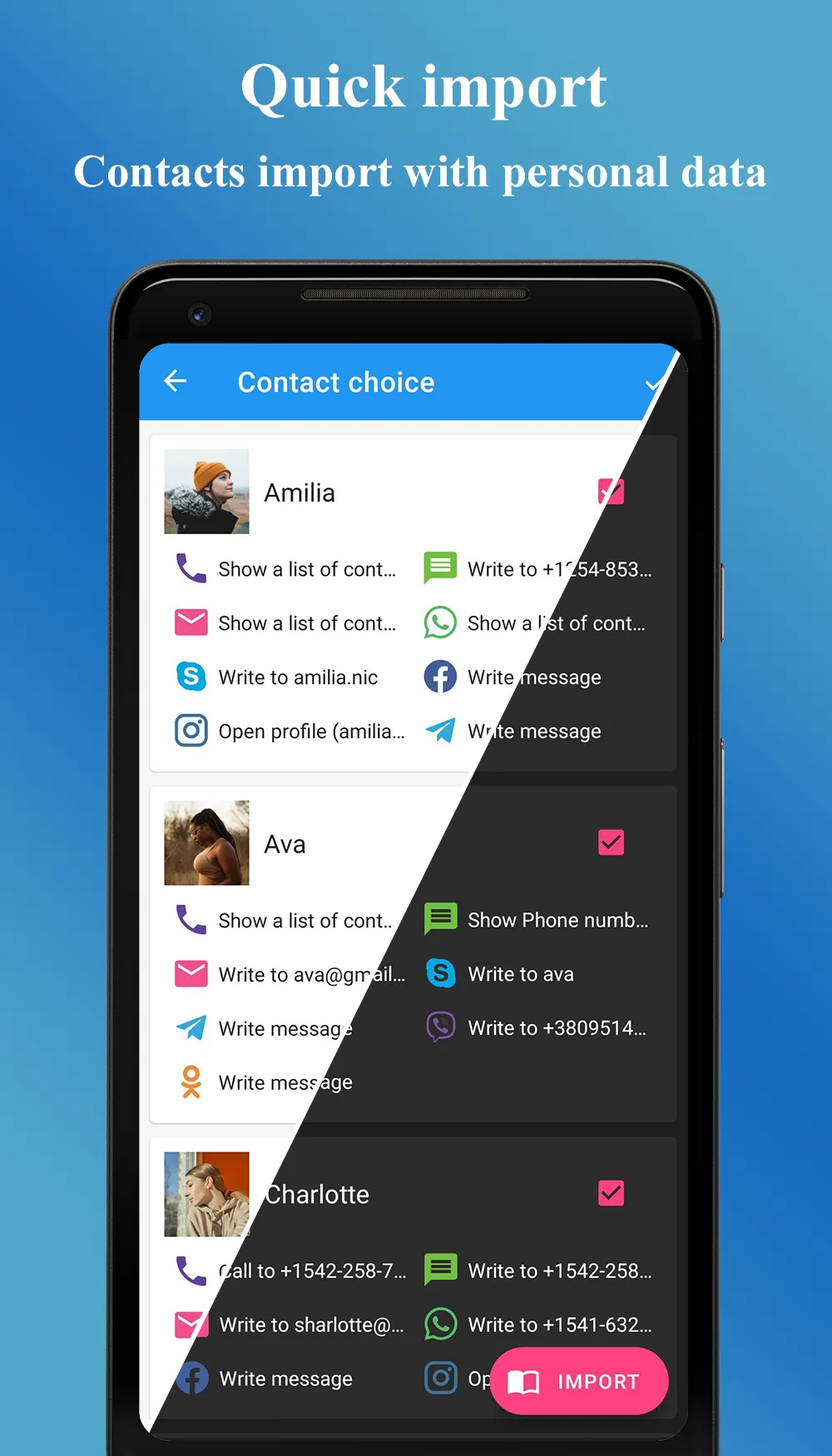 Contacts Widget | Indus Appstore | Screenshot