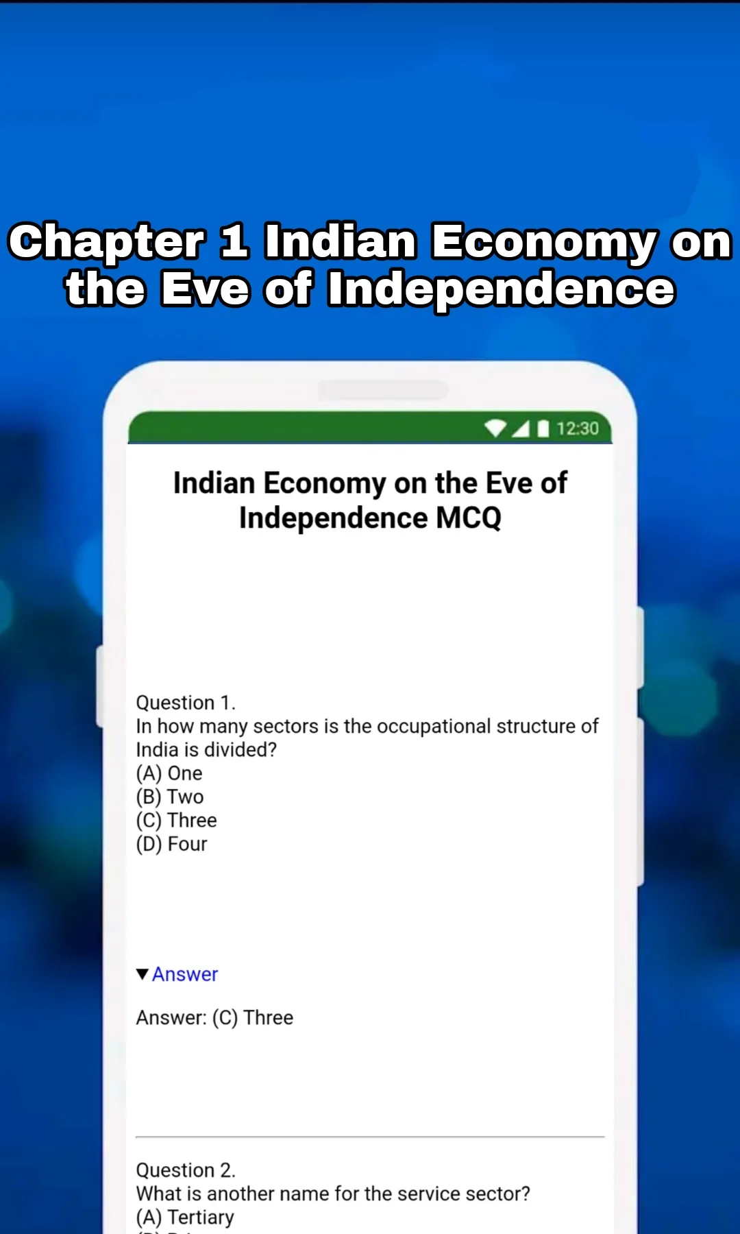 Class 11 Economics Solution | Indus Appstore | Screenshot