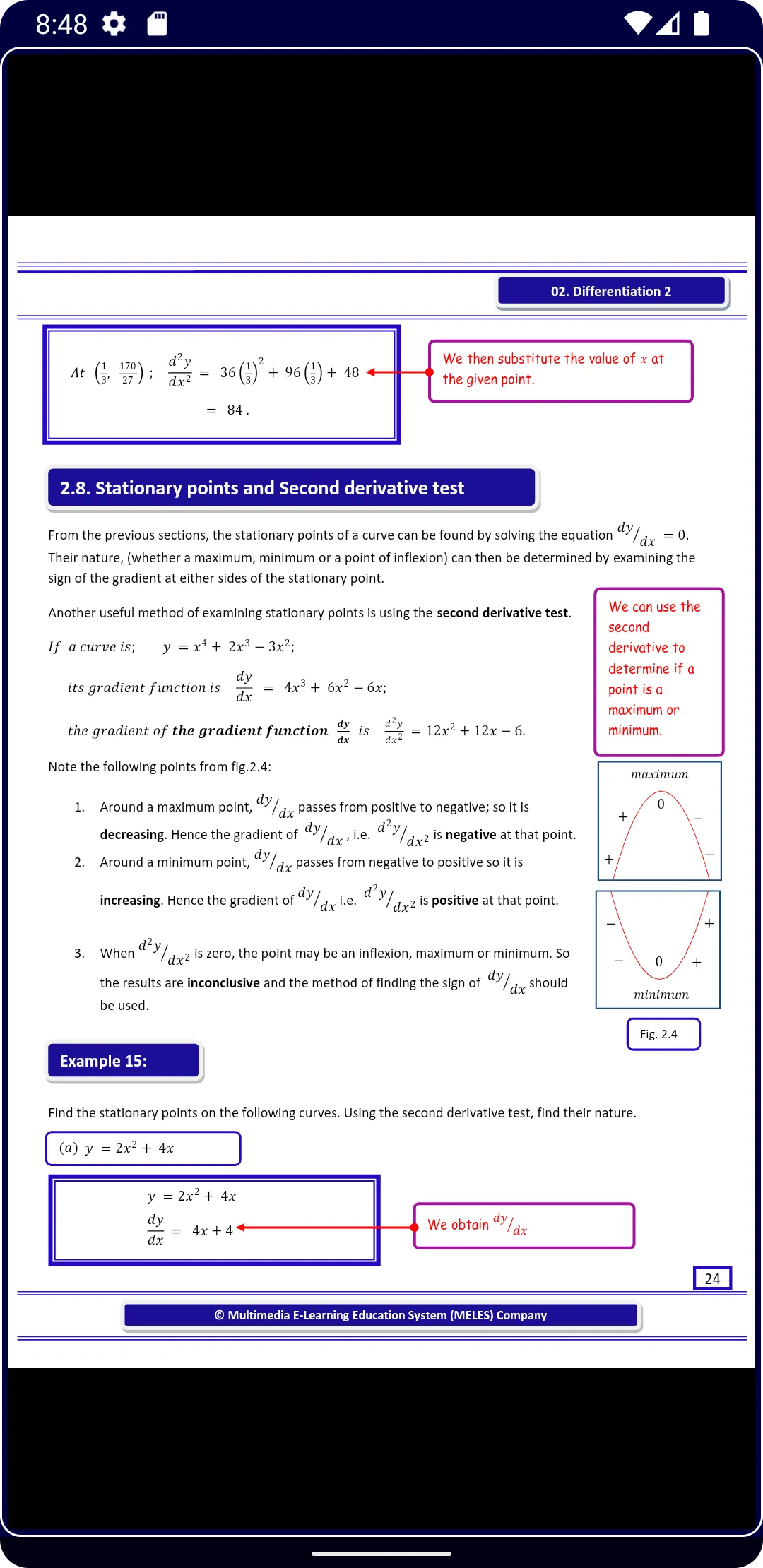 Differentiation 2 Pure Math | Indus Appstore | Screenshot