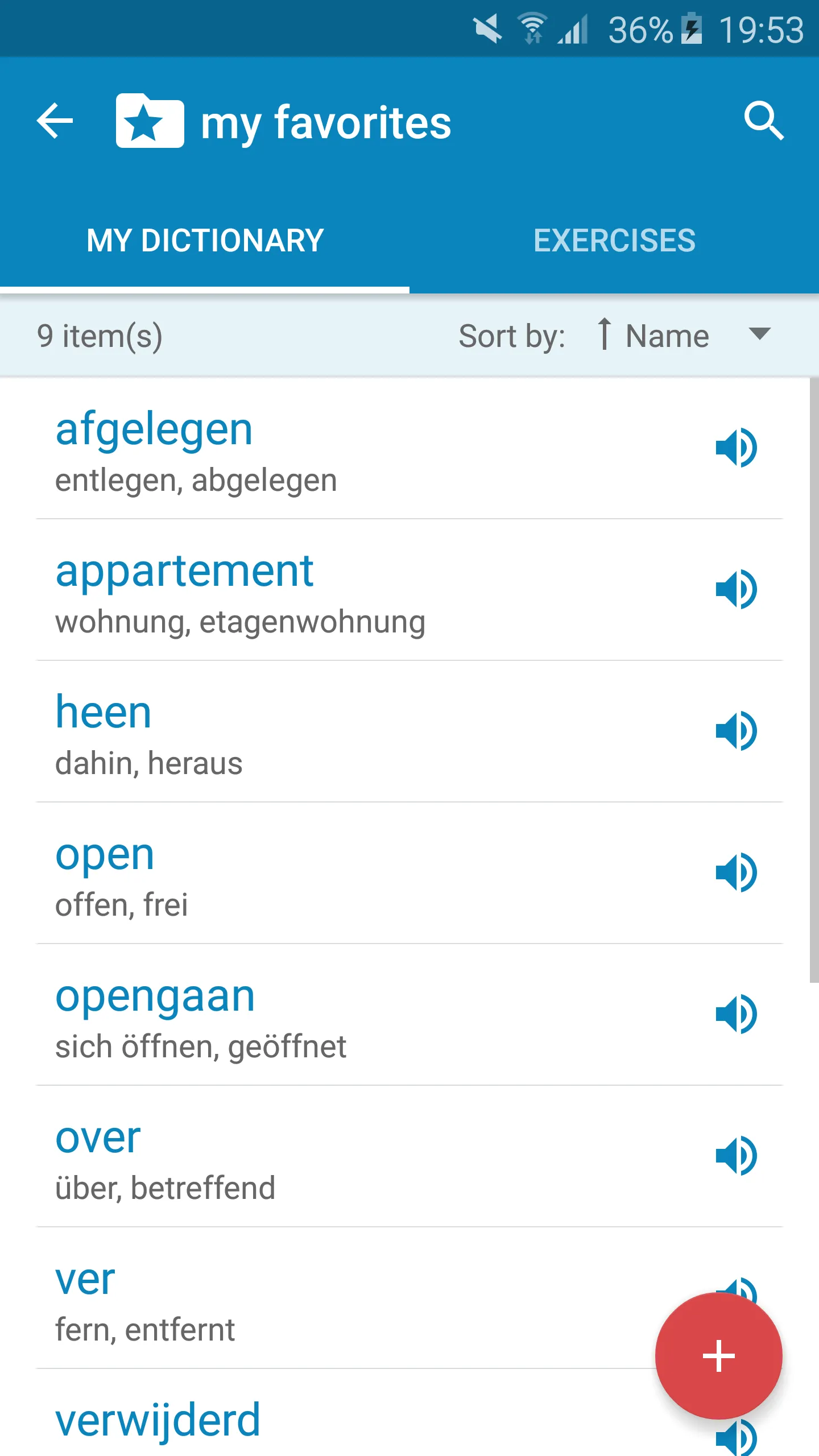 Dutch-German Dictionary | Indus Appstore | Screenshot