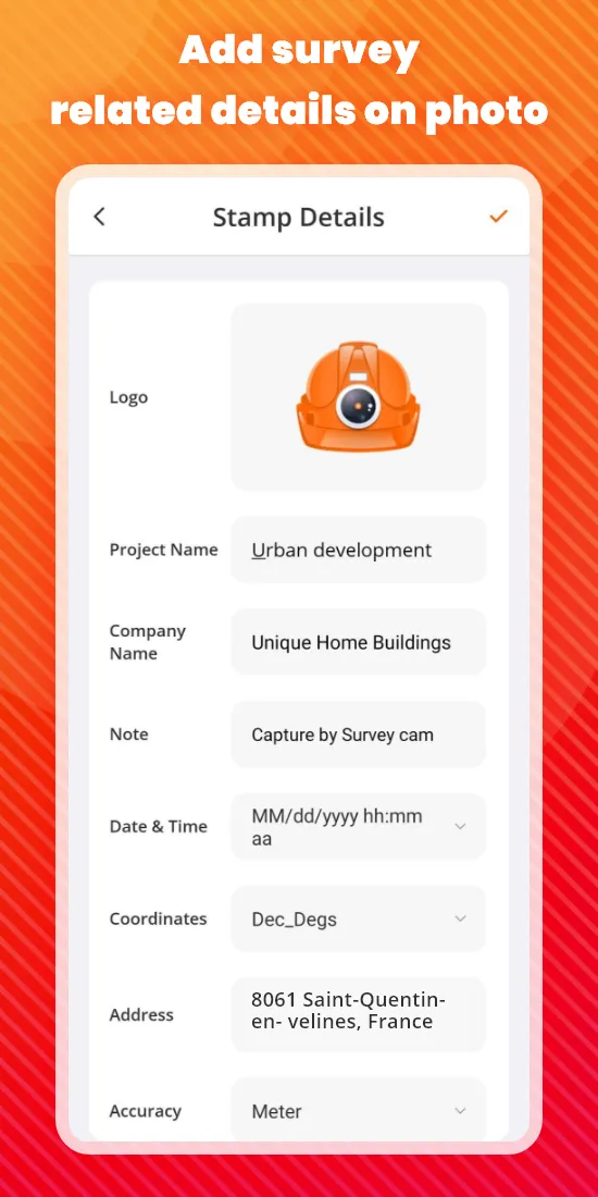 Onsite Survey GPS Camera Stamp | Indus Appstore | Screenshot