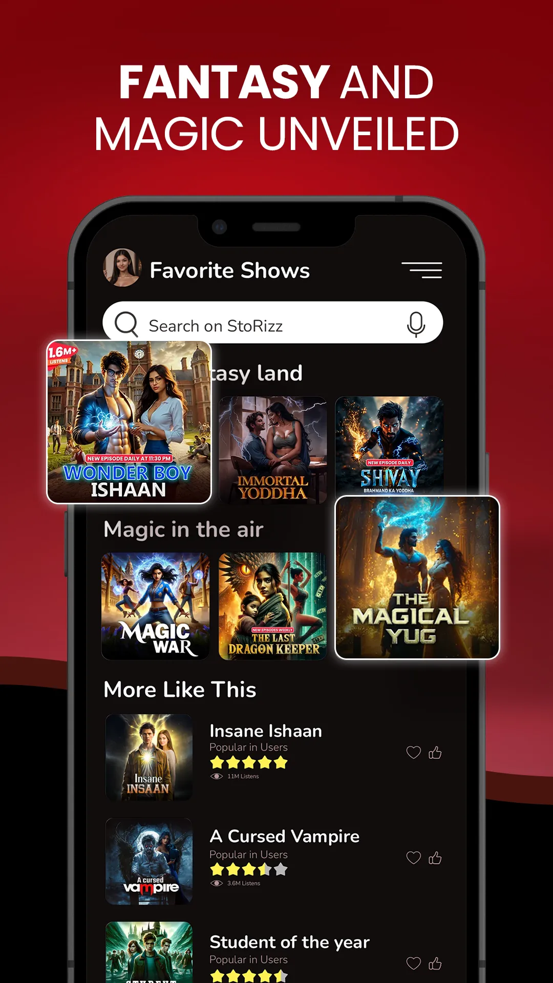 StoRizz: Binge-Worthy Stories | Indus Appstore | Screenshot