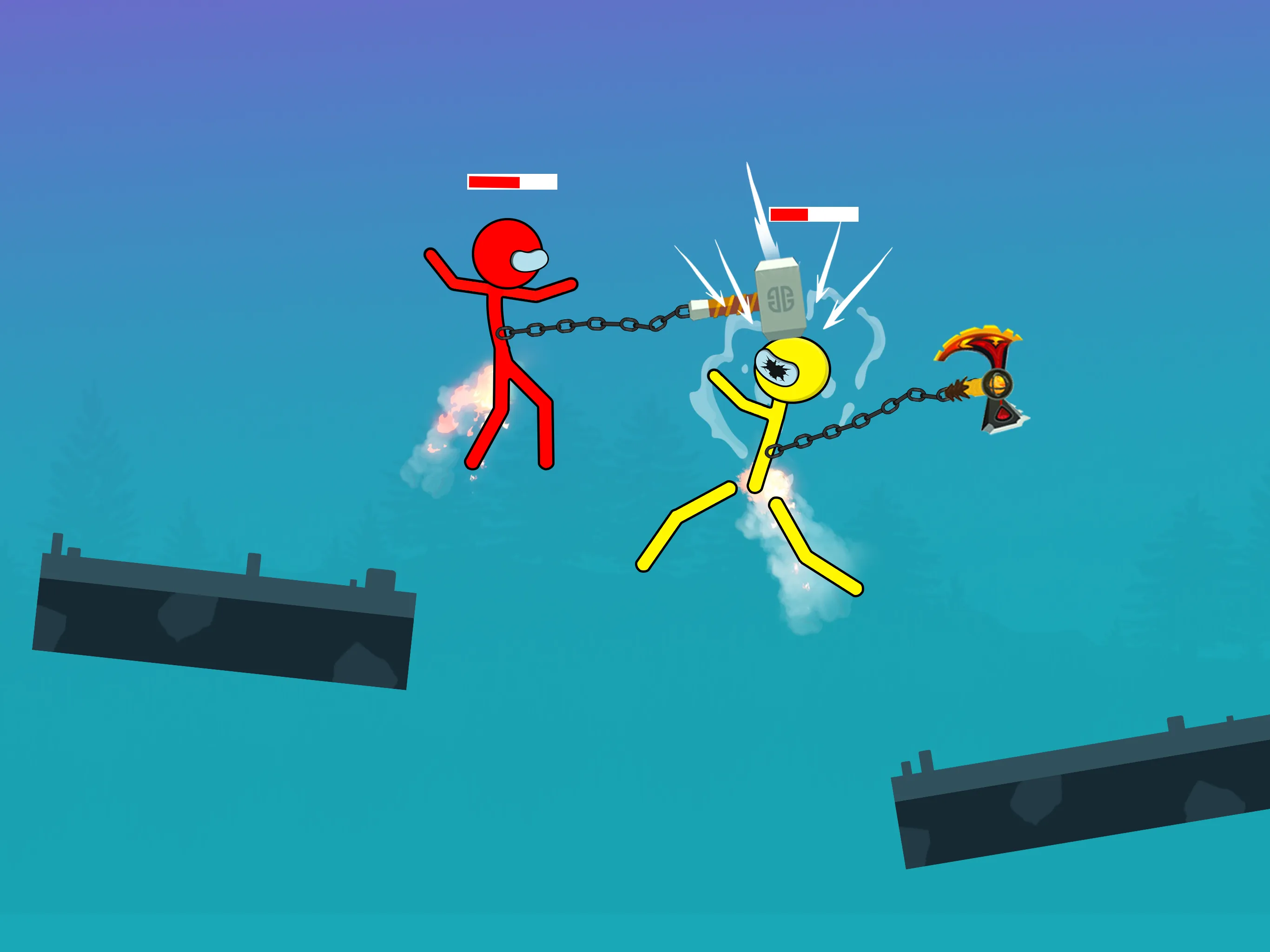 Stick Hero Stickman Smasher | Indus Appstore | Screenshot