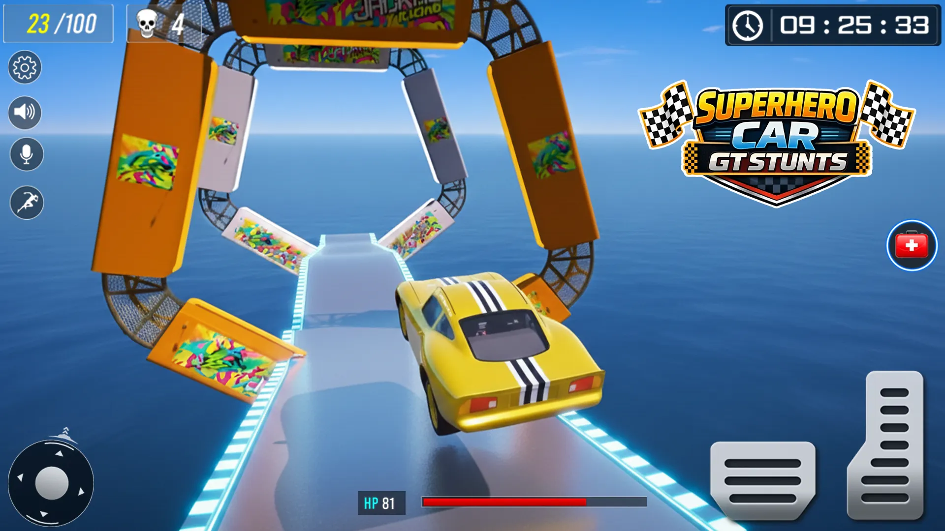 Superhero Car Stunt Mega Ramps | Indus Appstore | Screenshot