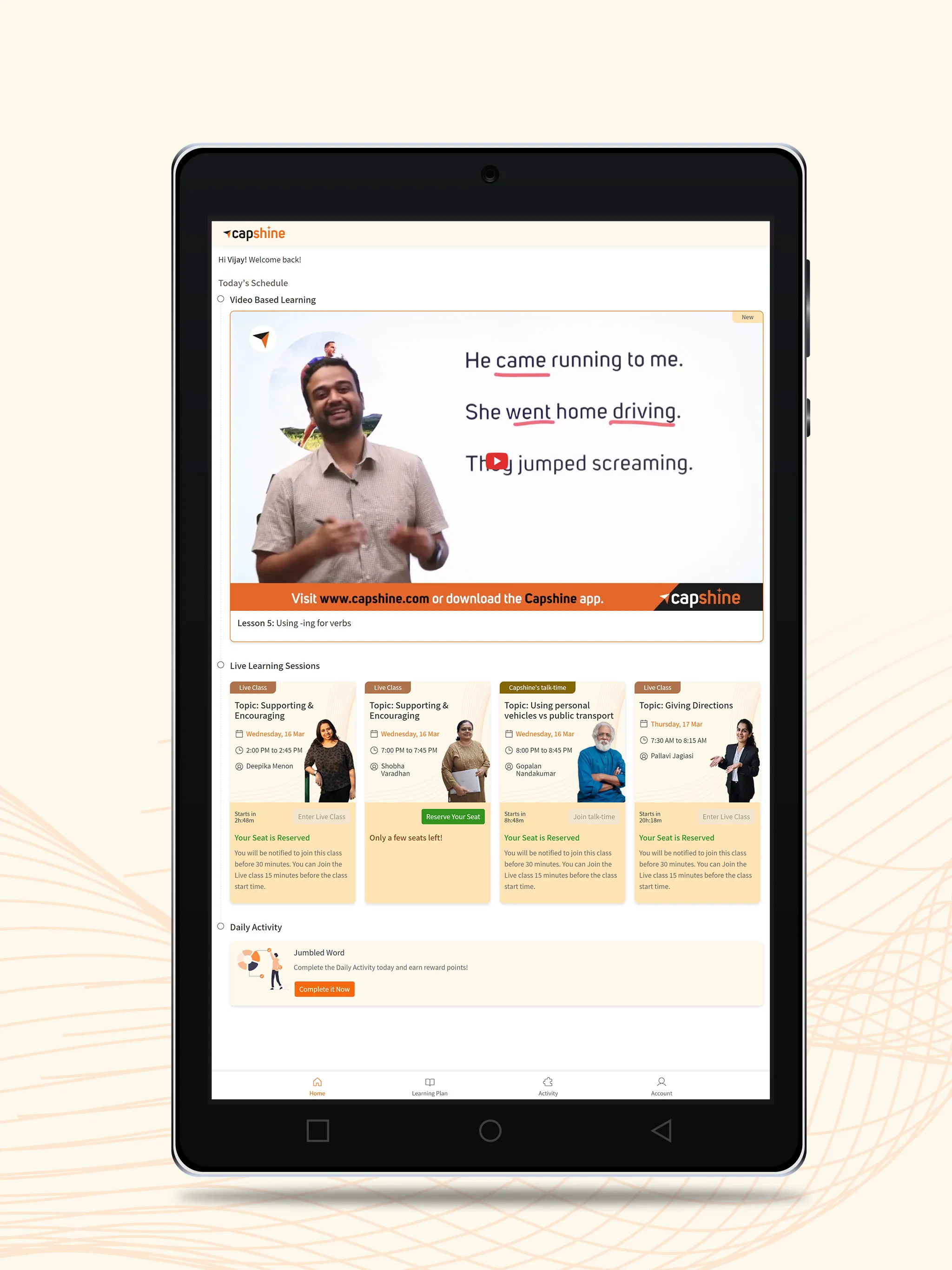 Capshine Live English Learning | Indus Appstore | Screenshot