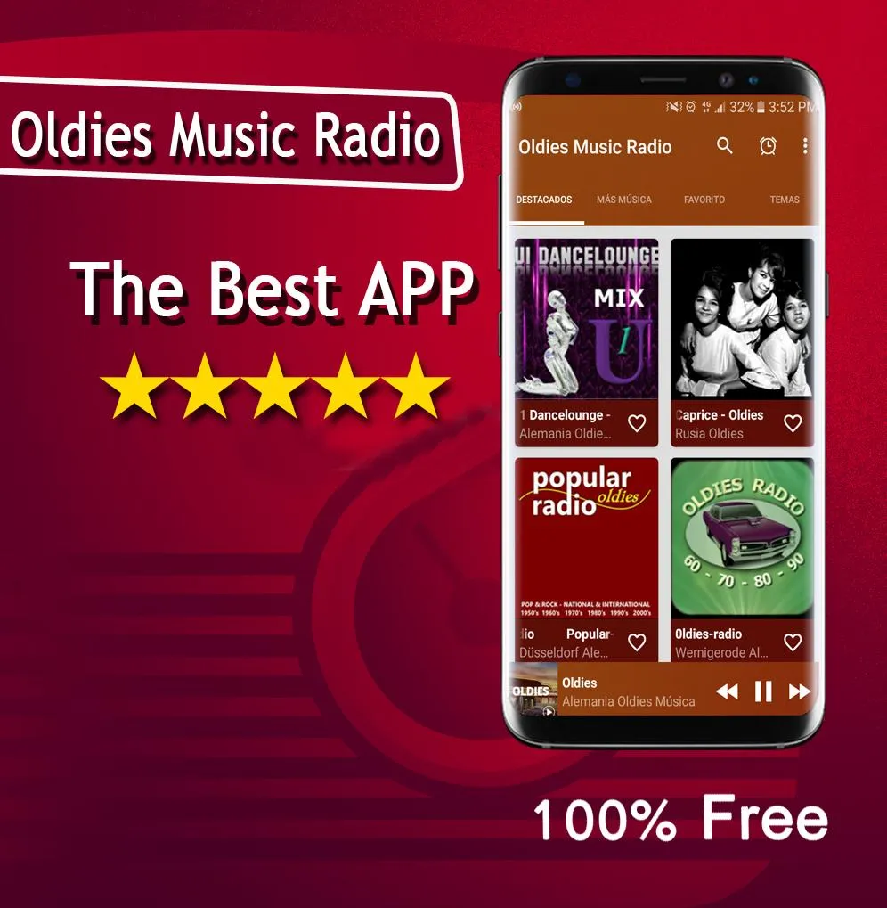 50s 60s 70s Oldies Music Radio | Indus Appstore | Screenshot