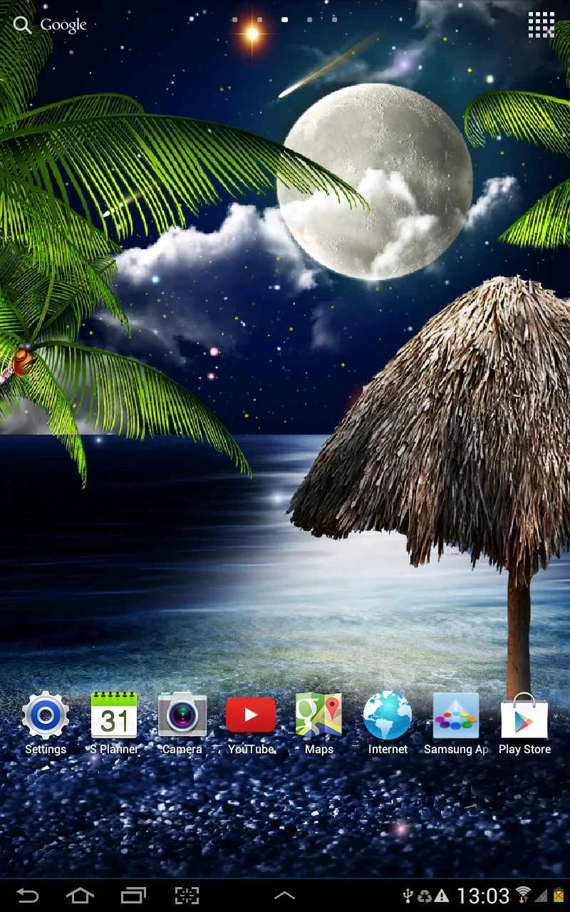 Tropical Night Live Wallpaper | Indus Appstore | Screenshot