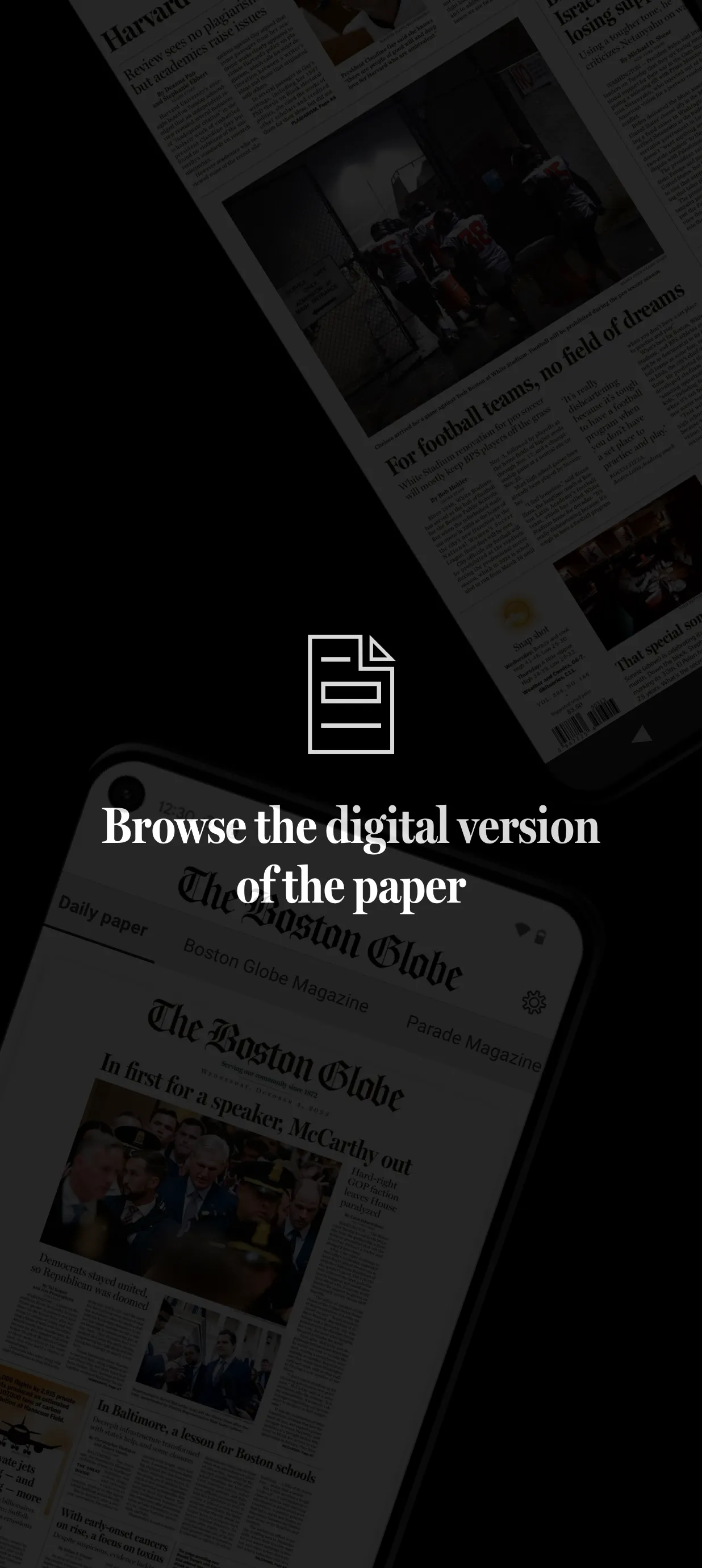 The Boston Globe | Indus Appstore | Screenshot