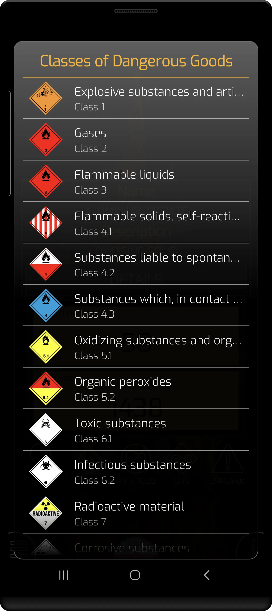 Dangerous Goods ADR 2023 Lite | Indus Appstore | Screenshot