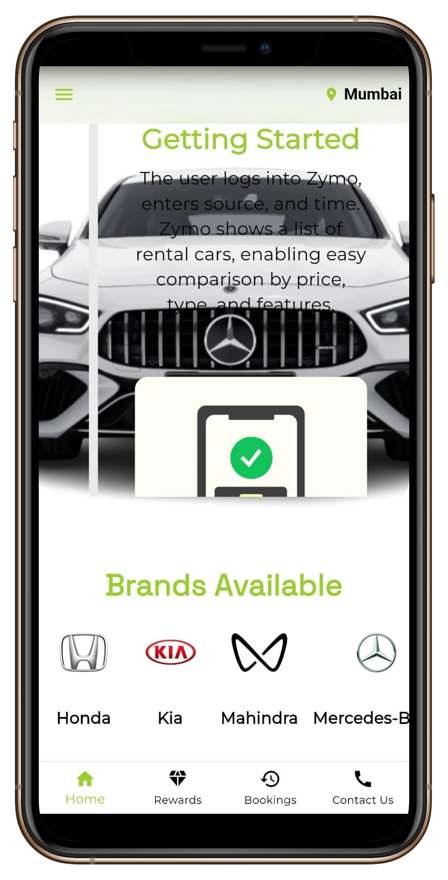 Zymo: Self Drive Car Rental | Indus Appstore | Screenshot