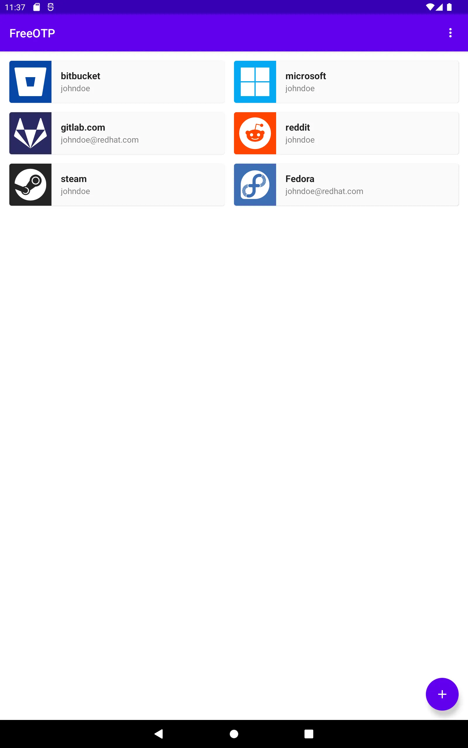 FreeOTP Authenticator | Indus Appstore | Screenshot