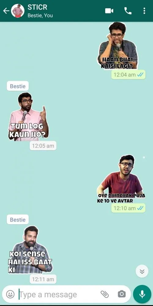 STICKR: All in one Hindi WA St | Indus Appstore | Screenshot