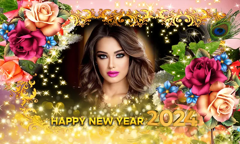 New year photo frame 2024 | Indus Appstore | Screenshot