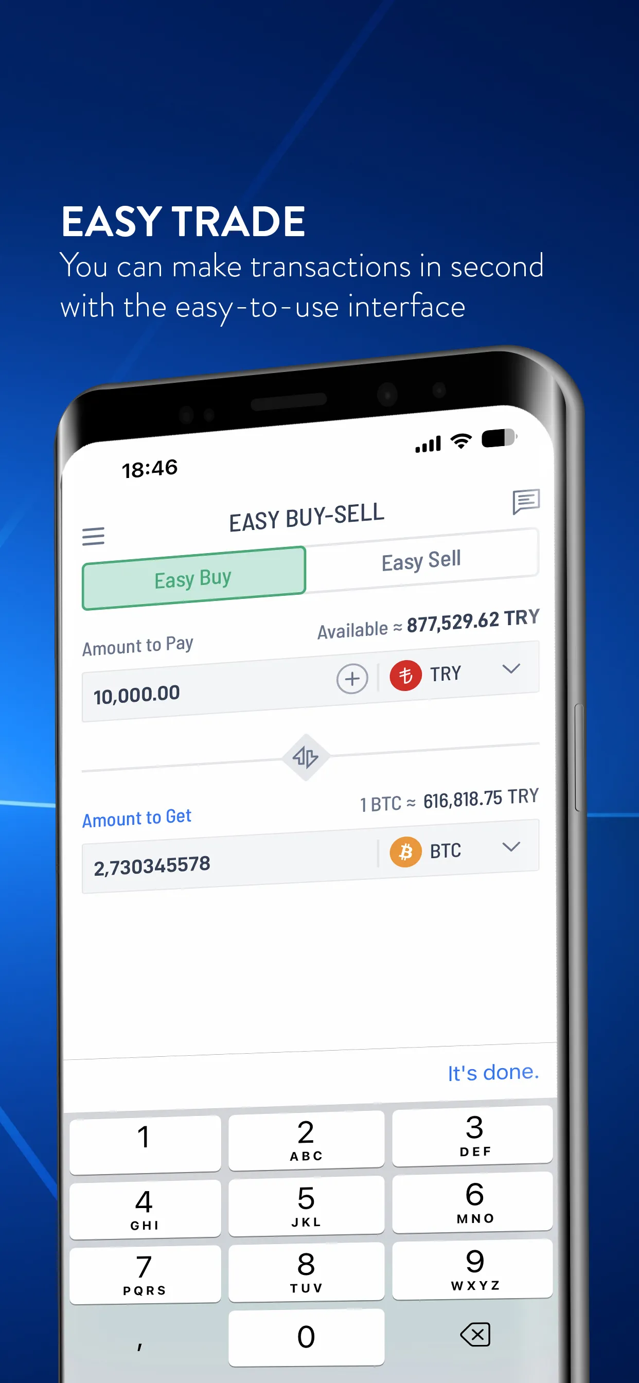 ICRYPEX: Buy and Sell Bitcoin | Indus Appstore | Screenshot