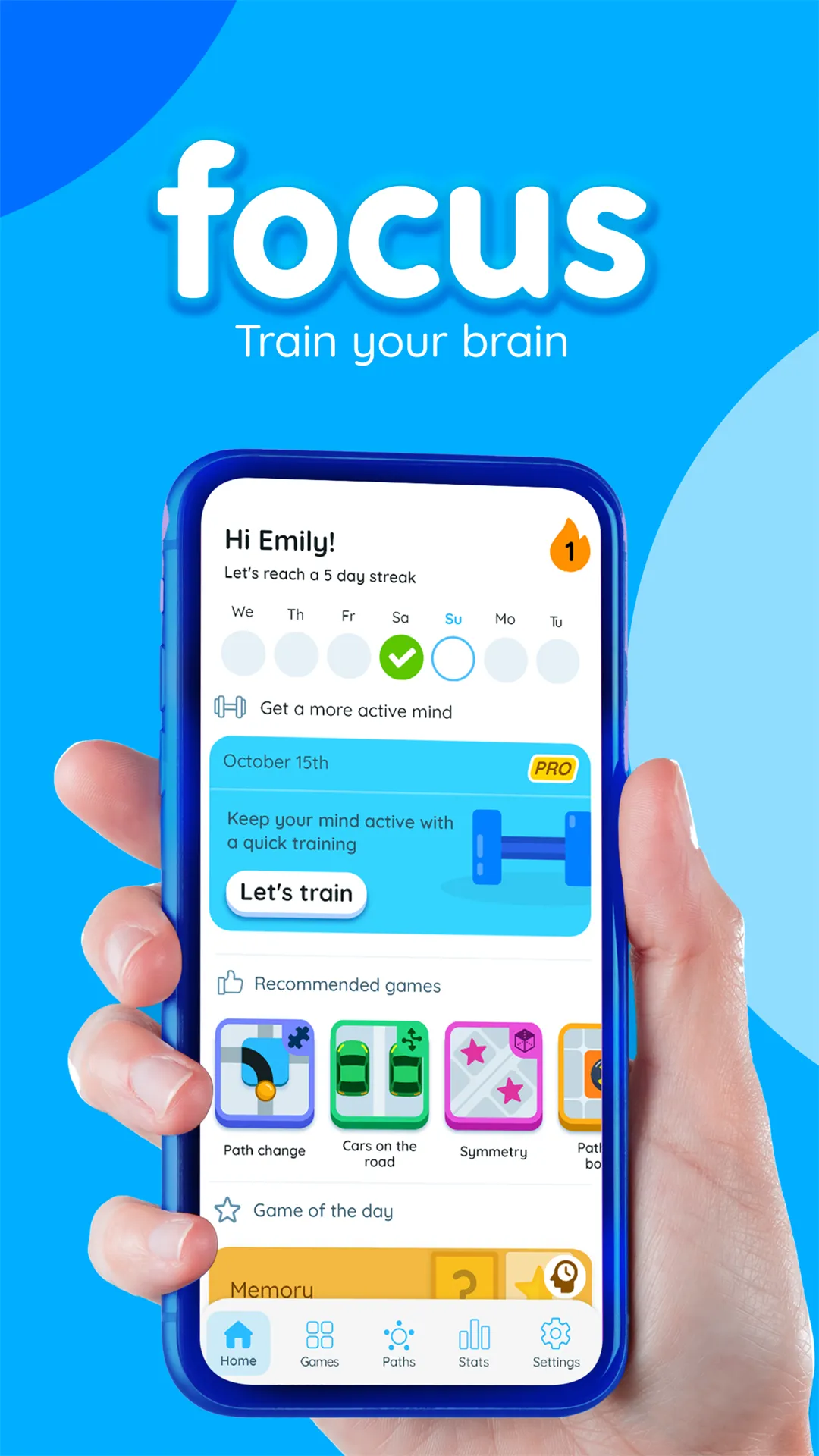 Focus - Train your Brain | Indus Appstore | Screenshot