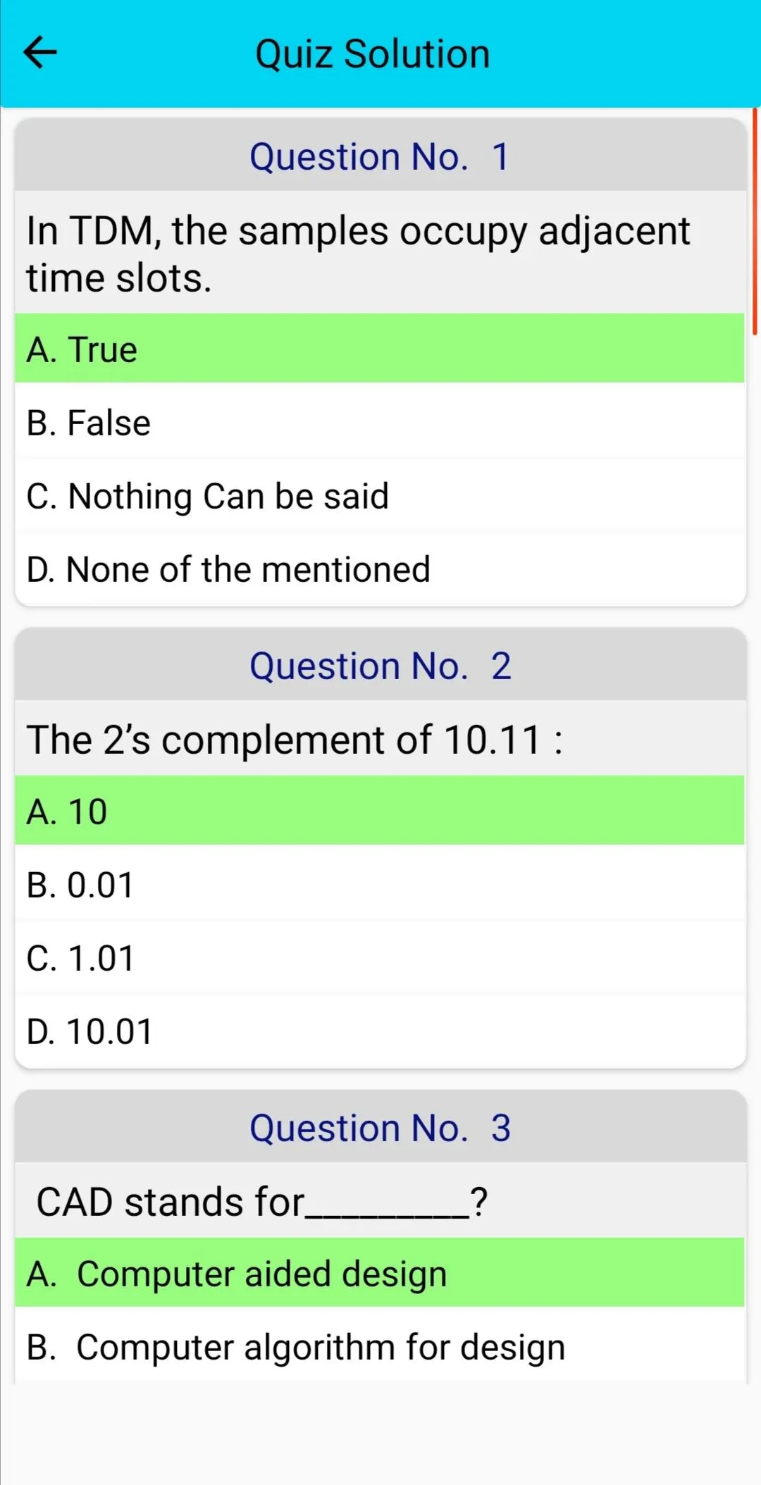 Computer Basics MCQs | Indus Appstore | Screenshot