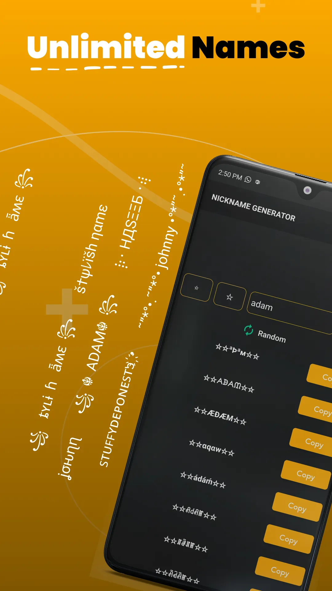 Gaming Name Styles & Nicknames | Indus Appstore | Screenshot