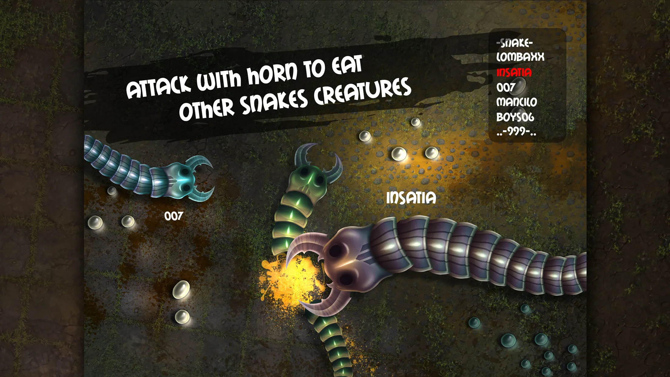 Insatiable.io -Slither Snakes | Indus Appstore | Screenshot