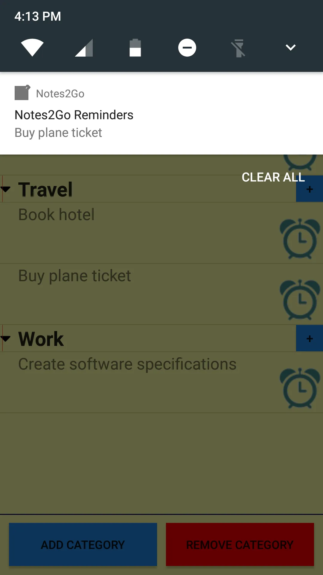 Notes2Go - Take Notes and Set  | Indus Appstore | Screenshot