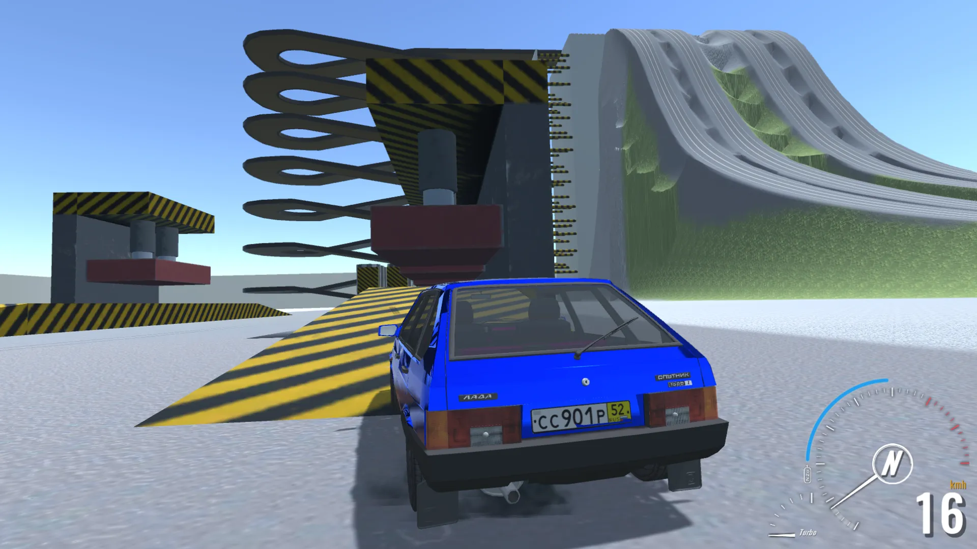 Car Crash Stunt ramp: Spusk 3D | Indus Appstore | Screenshot