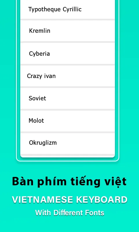 Vietnamese Accent Keyboard | Indus Appstore | Screenshot