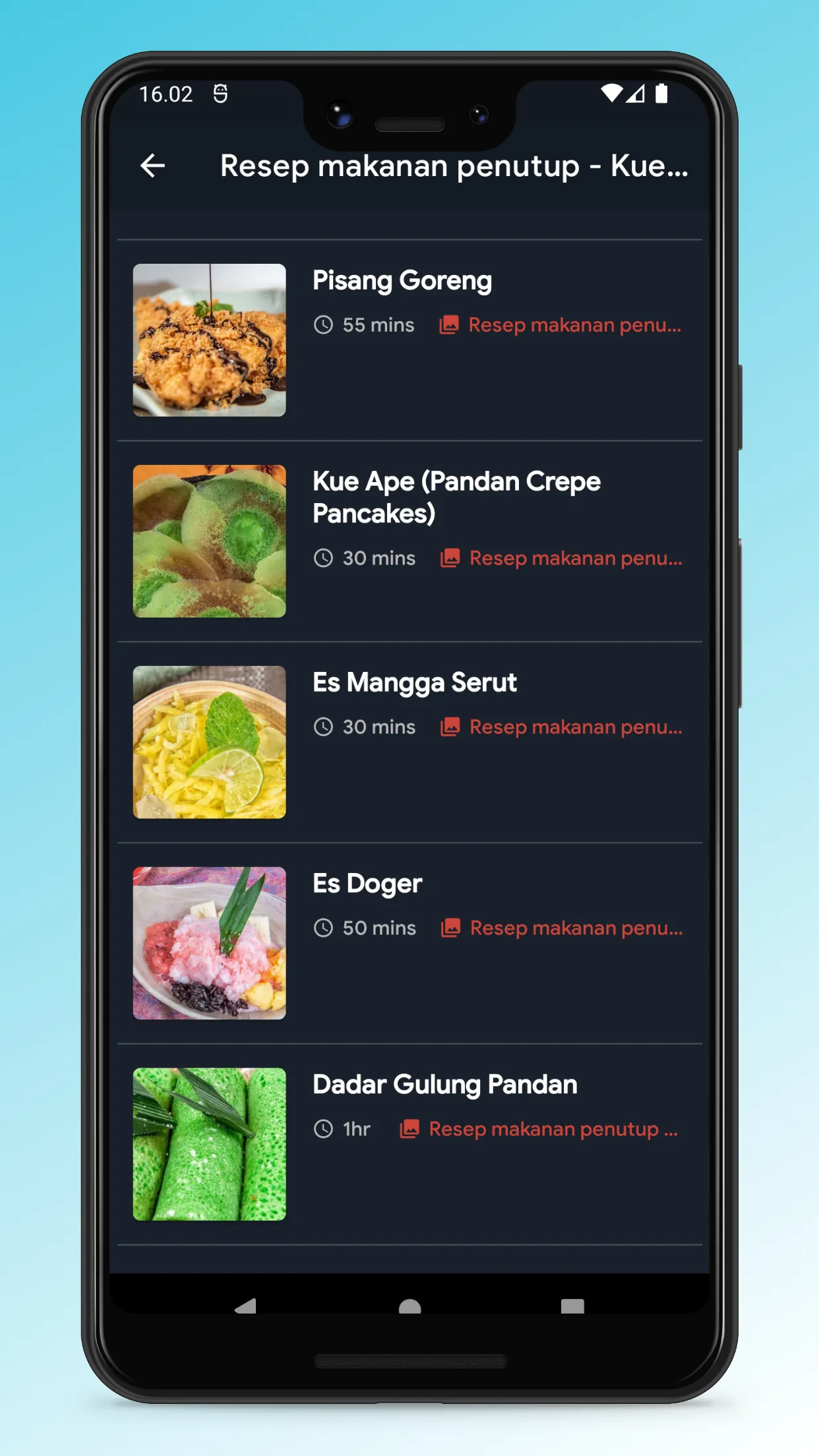 Indonesian Food Recipes App | Indus Appstore | Screenshot