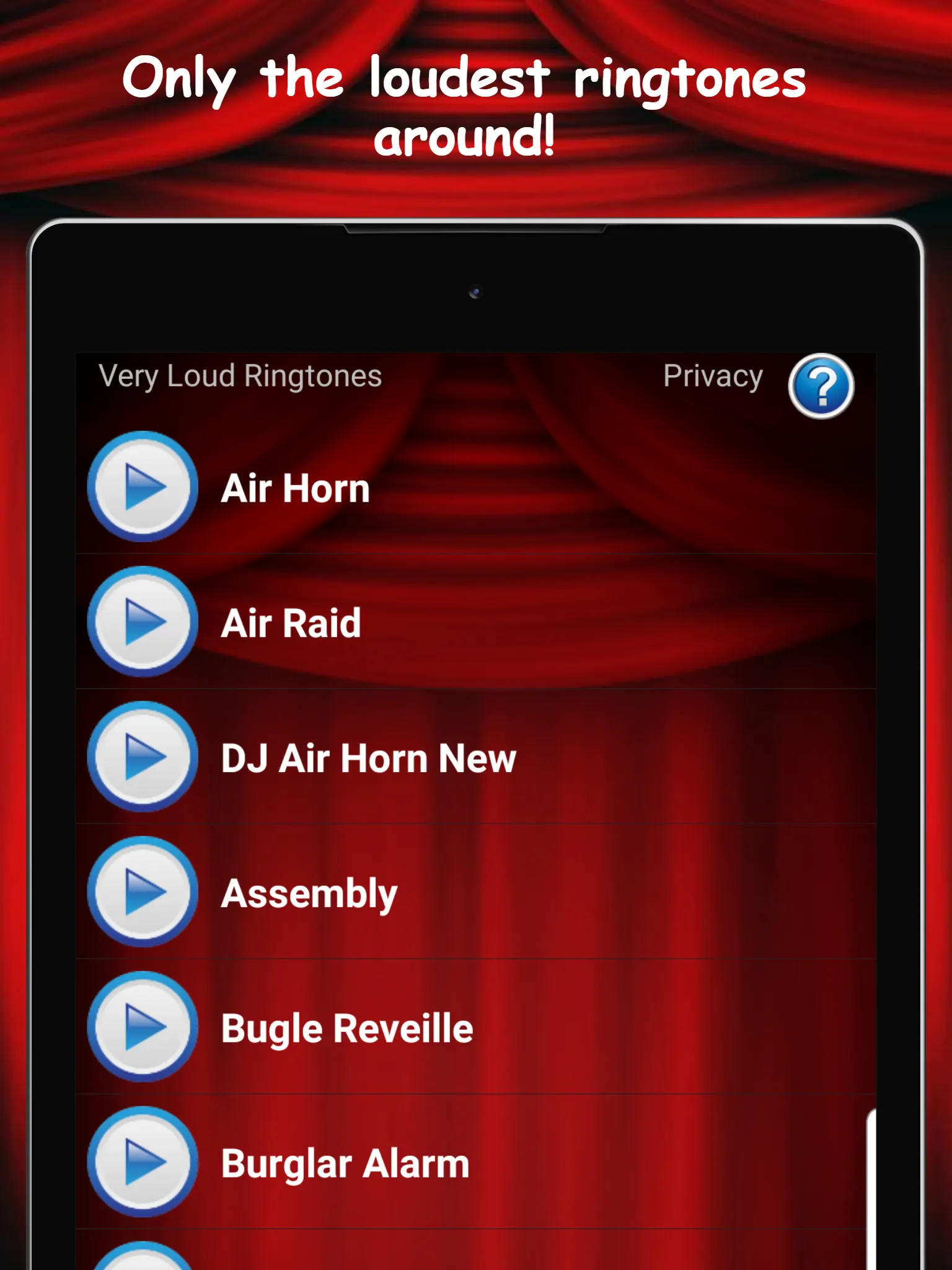 Very Loud Ringtones | Indus Appstore | Screenshot