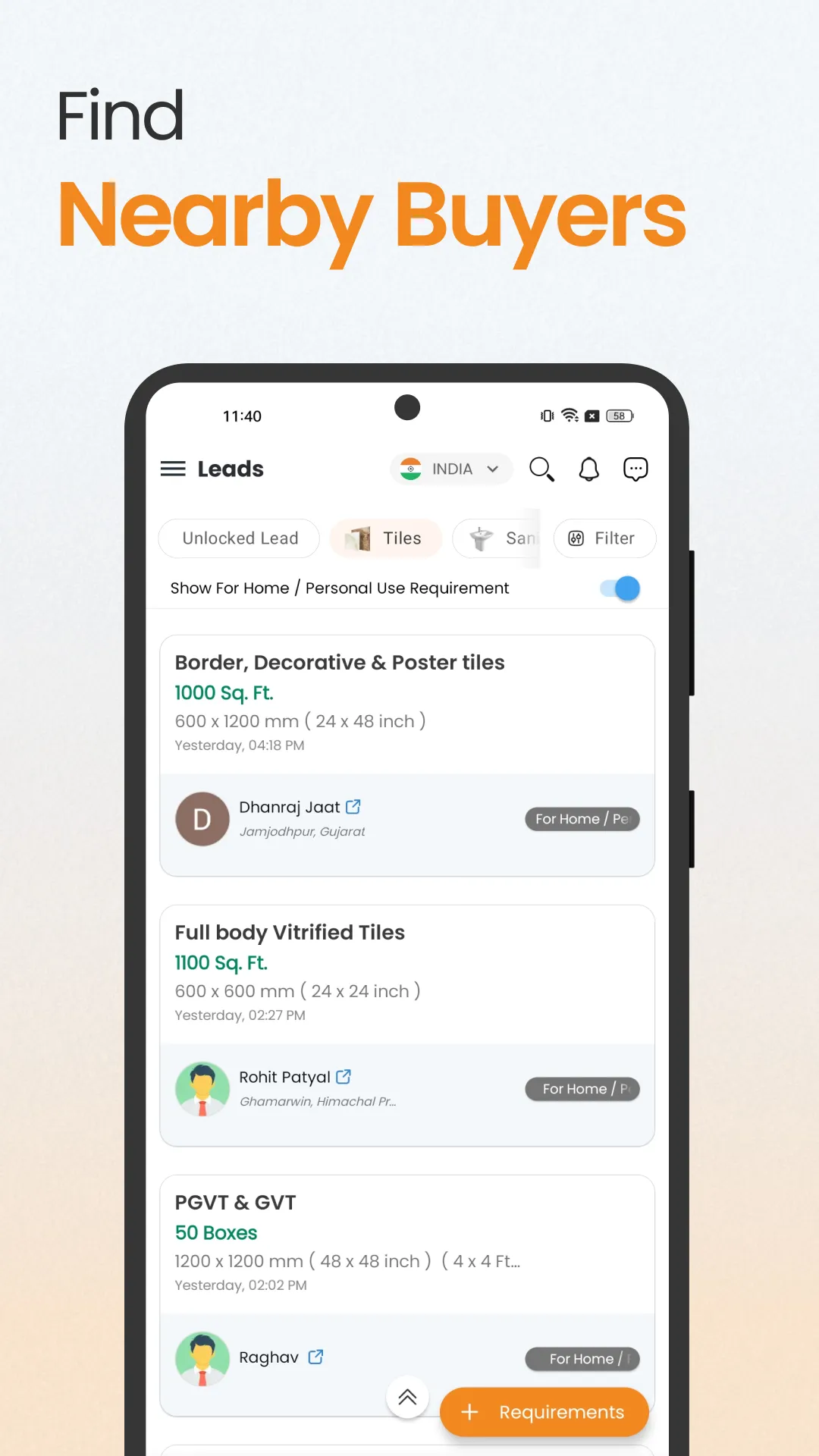 Tiles Wale: Online Ceramic App | Indus Appstore | Screenshot