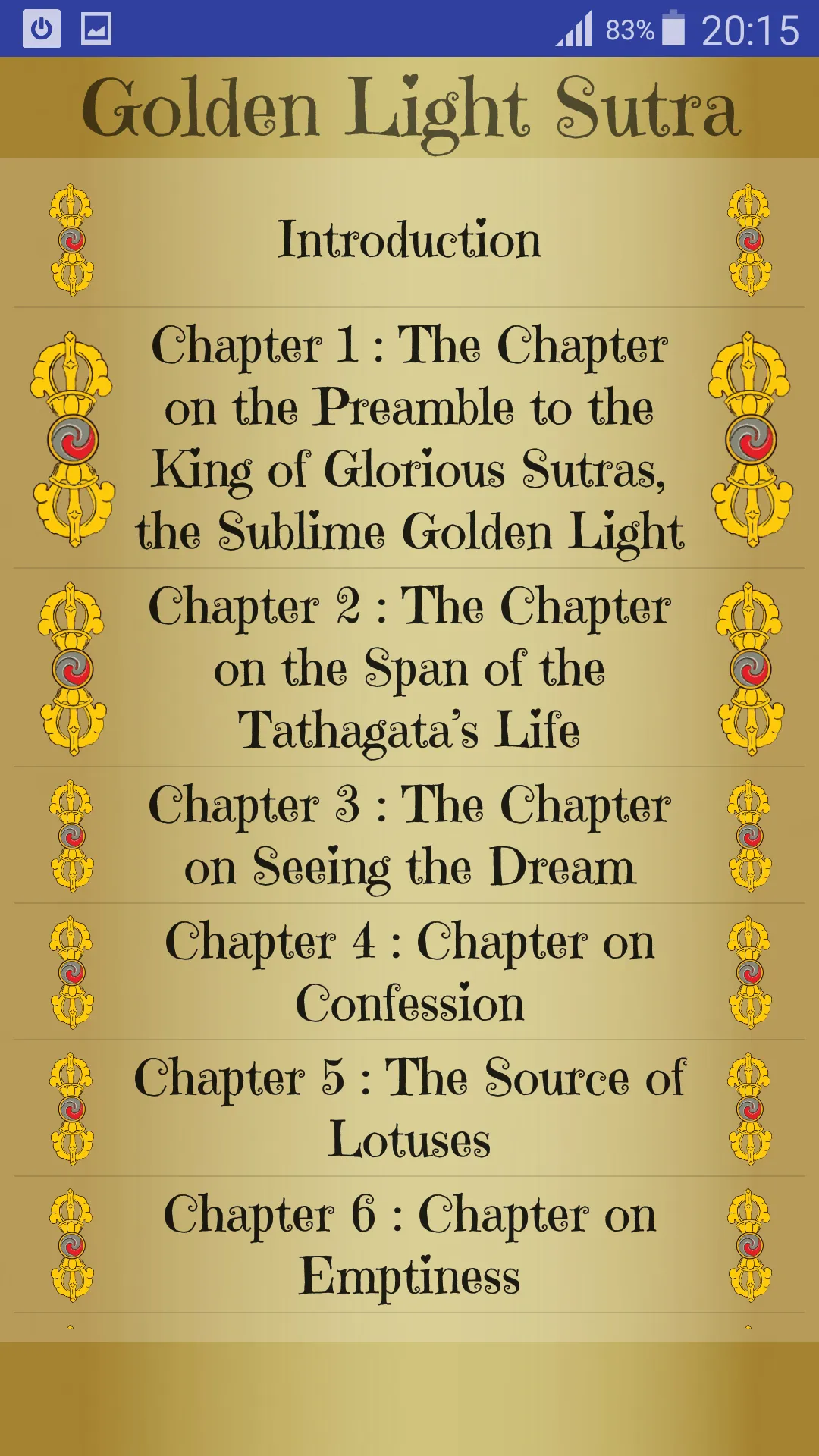 Mahayana Sutras Compilation | Indus Appstore | Screenshot