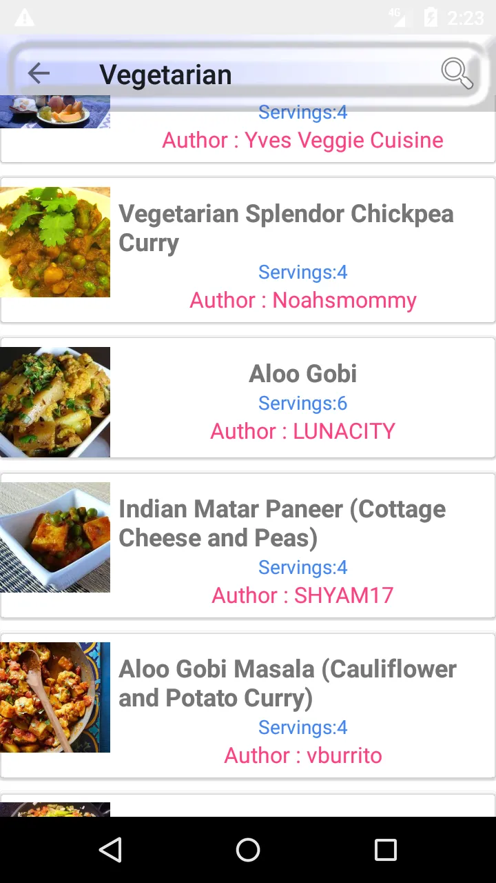 Indian food: India recipe | Indus Appstore | Screenshot