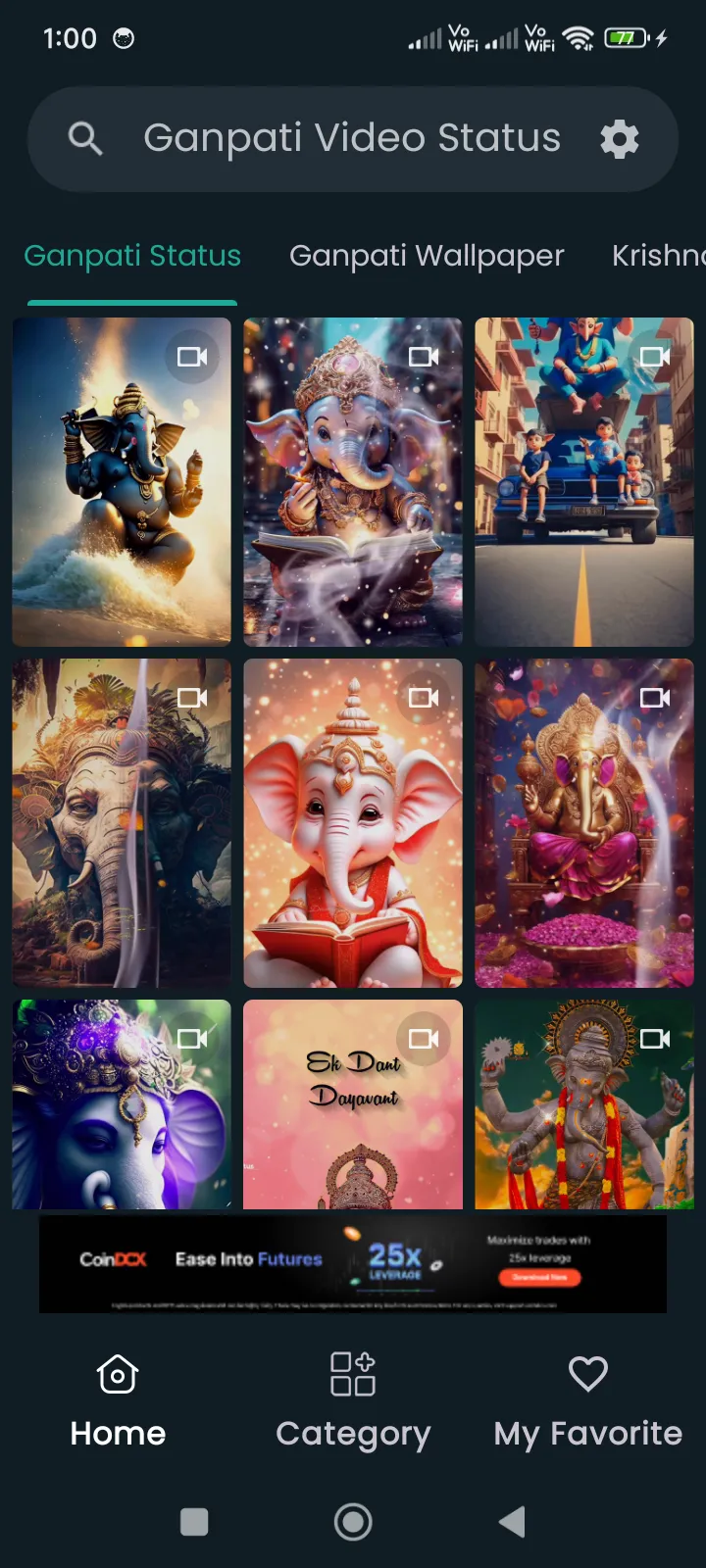 Ganpati Video Status | Indus Appstore | Screenshot