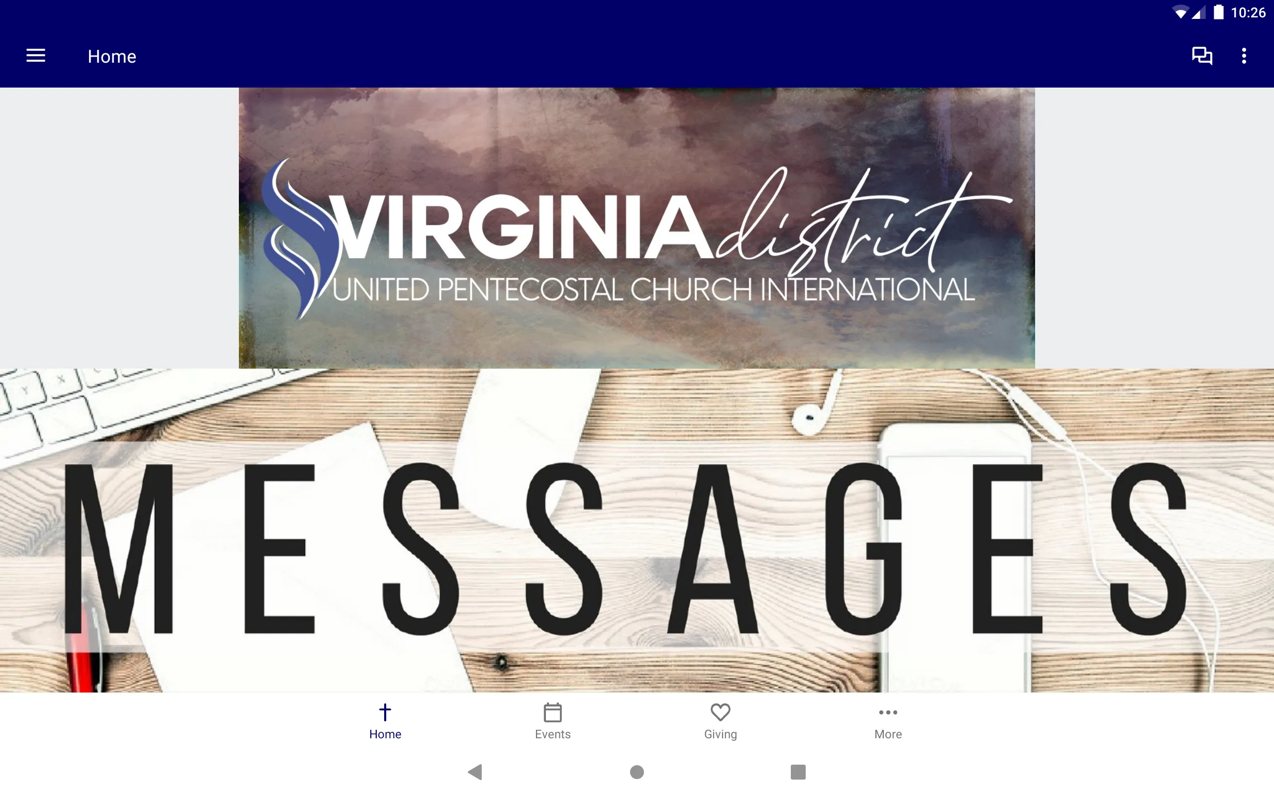 Virginia District UPCI | Indus Appstore | Screenshot