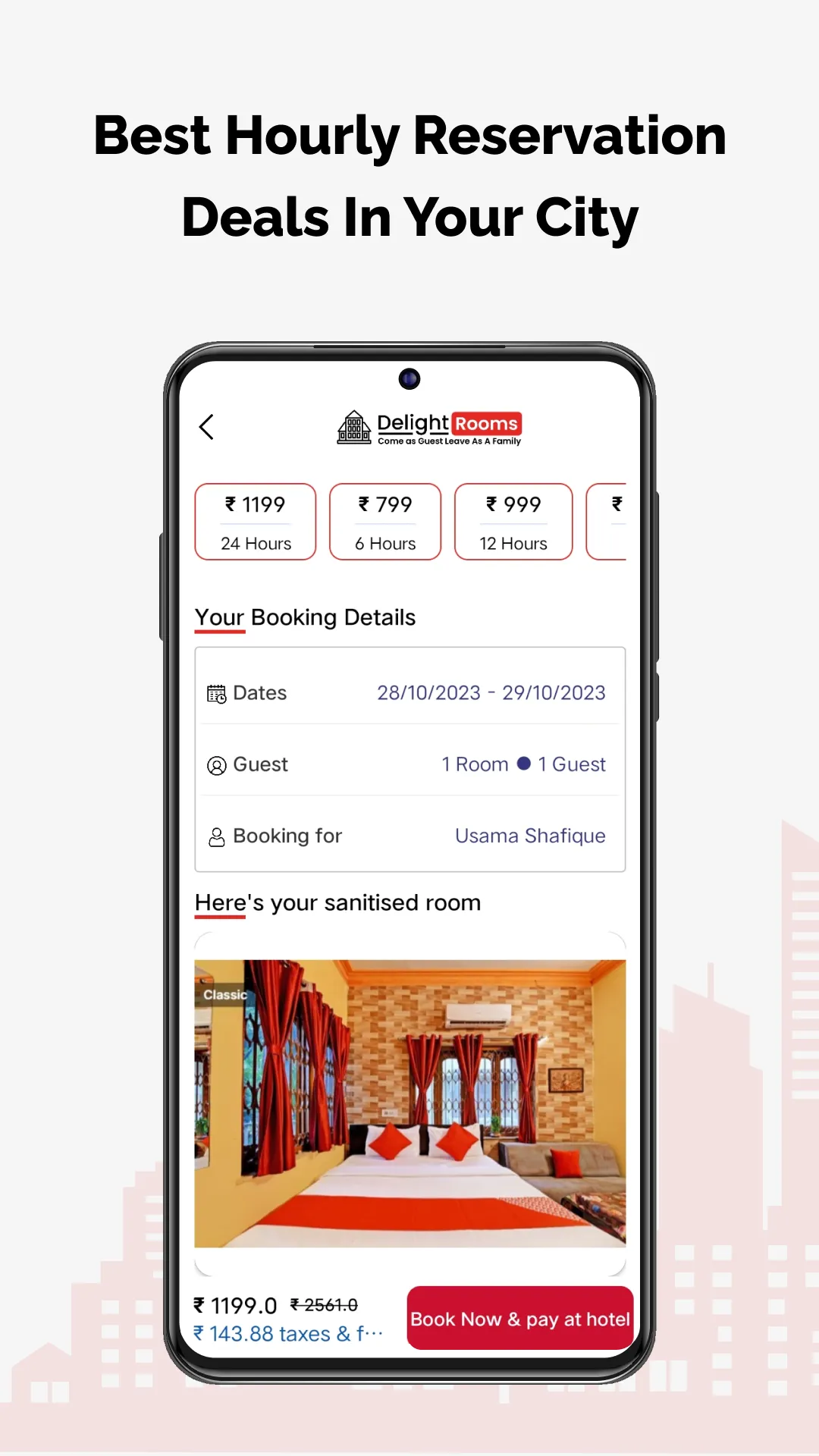 Delight Room:Hotel Booking App | Indus Appstore | Screenshot