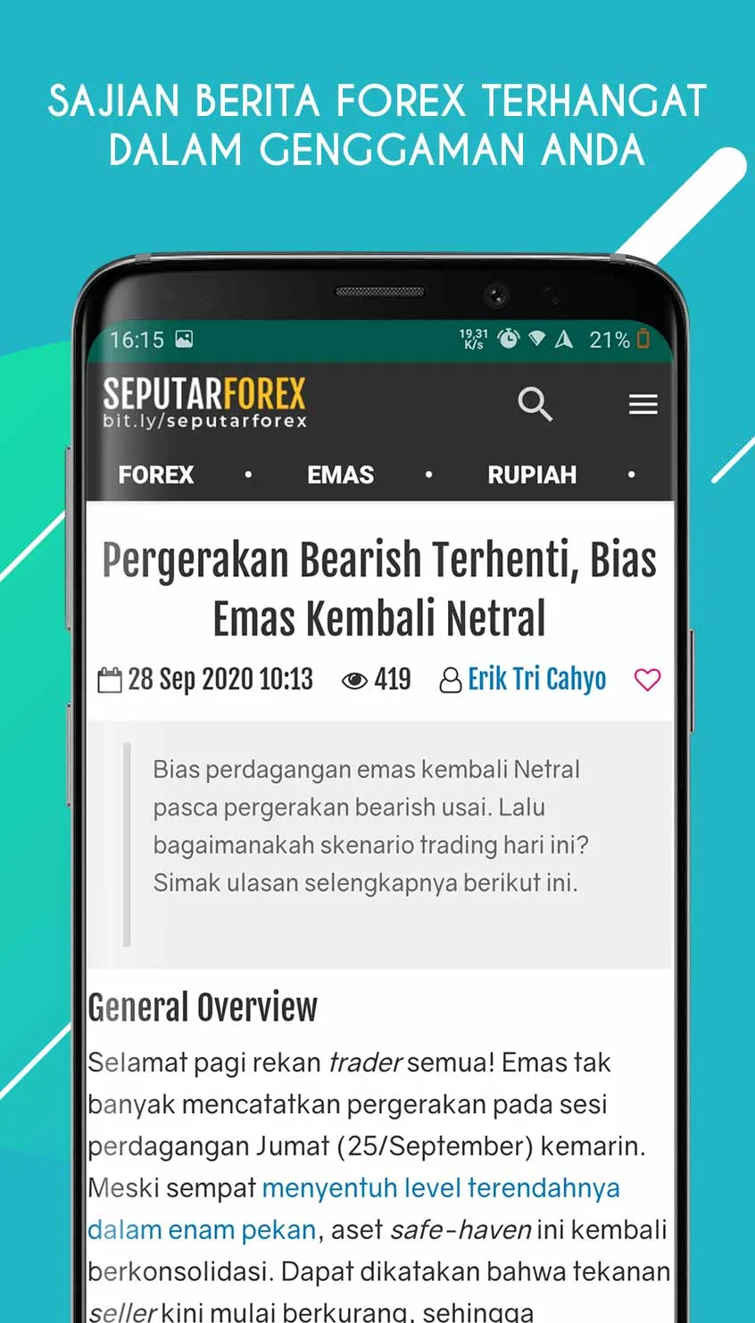 Seputarforex | Indus Appstore | Screenshot