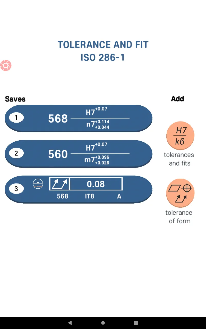 Tolerance and fits ISO | Indus Appstore | Screenshot