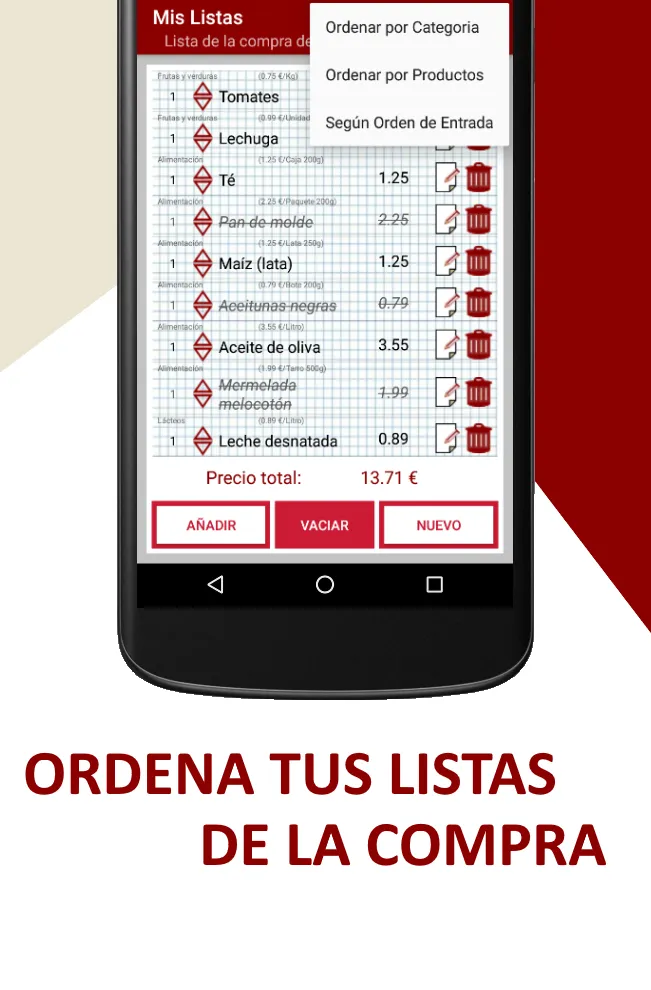 Carrello - Lista de la compra | Indus Appstore | Screenshot