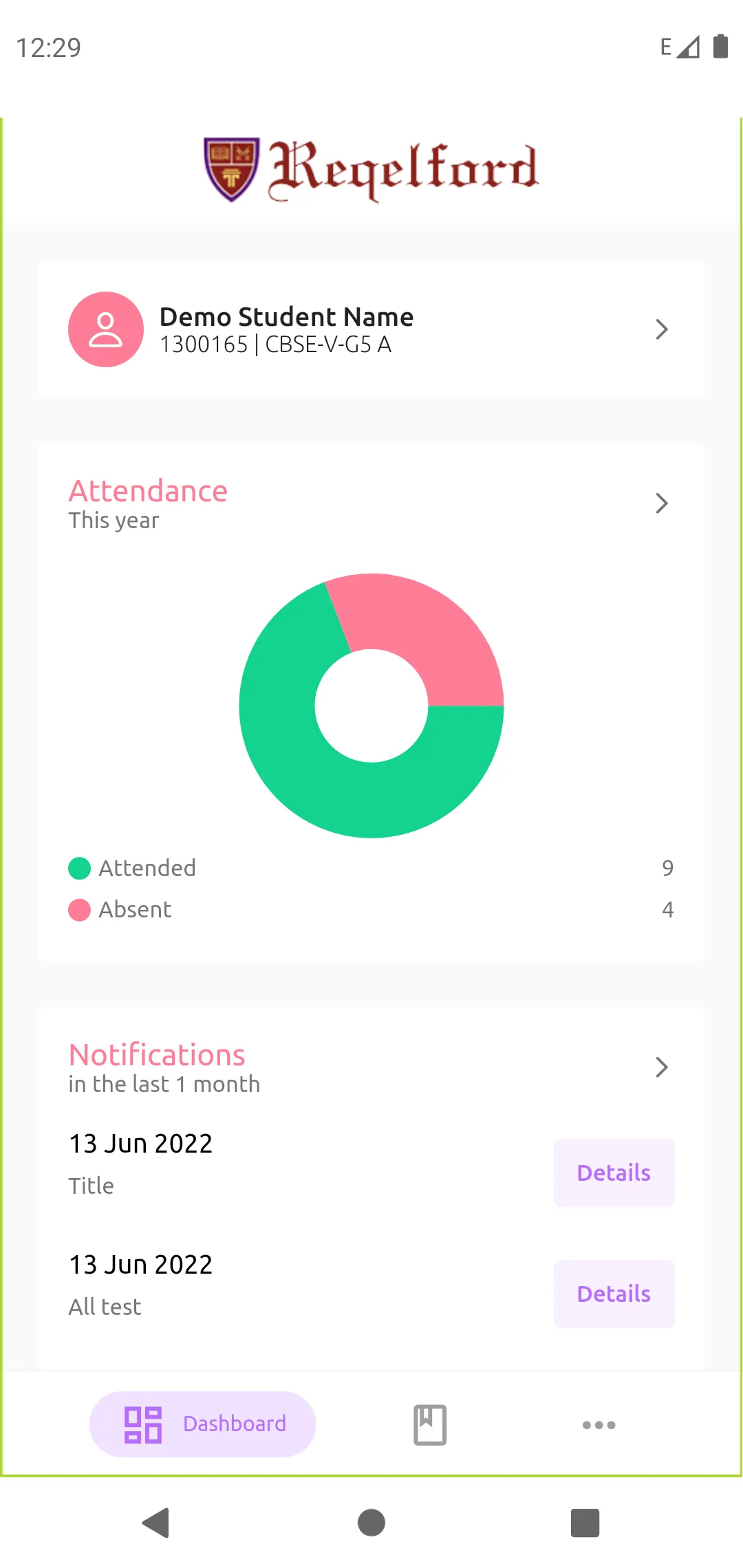 Reqelford International School | Indus Appstore | Screenshot