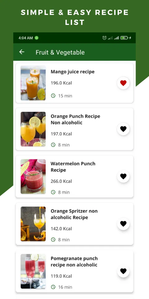 Fruit Vegetable Juice Recipes | Indus Appstore | Screenshot