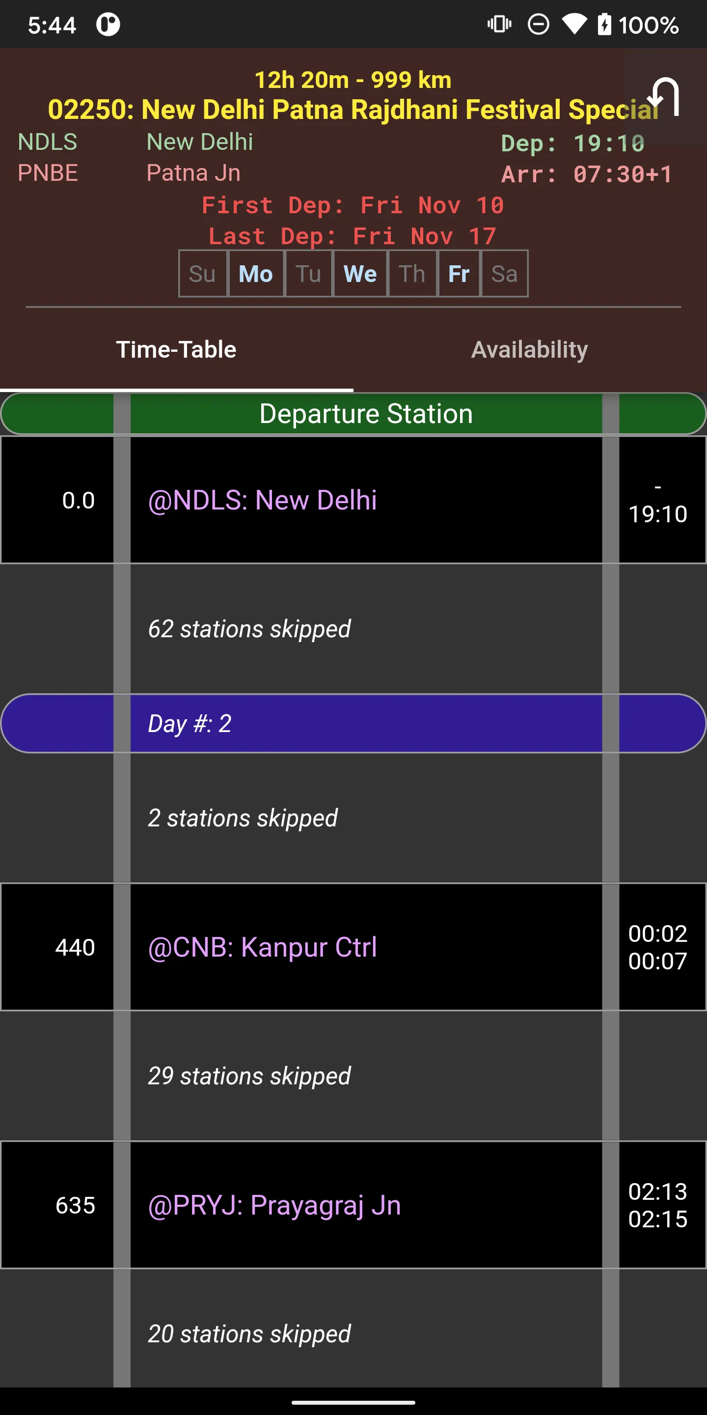 RailCal: Railways Calendar | Indus Appstore | Screenshot