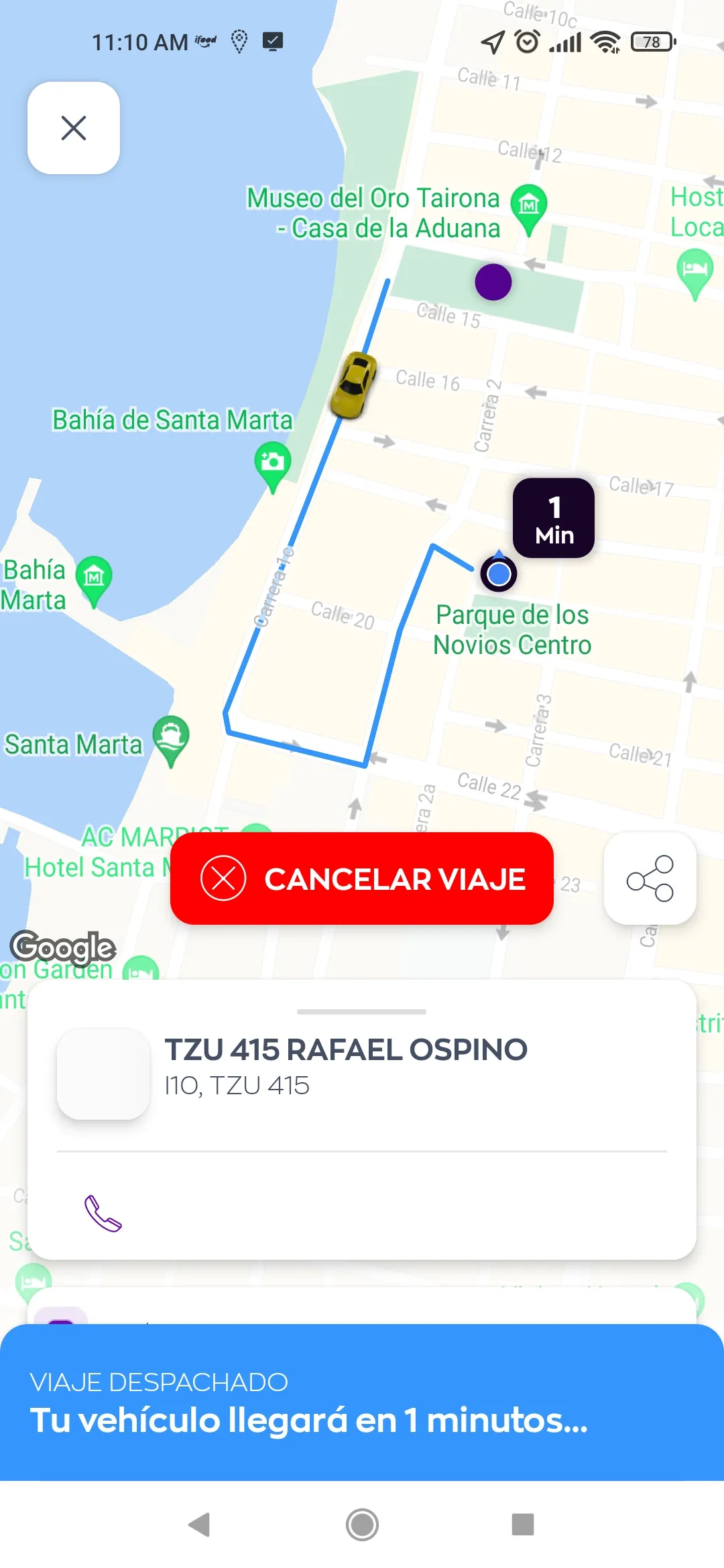 Taxi Santa Marta | Indus Appstore | Screenshot