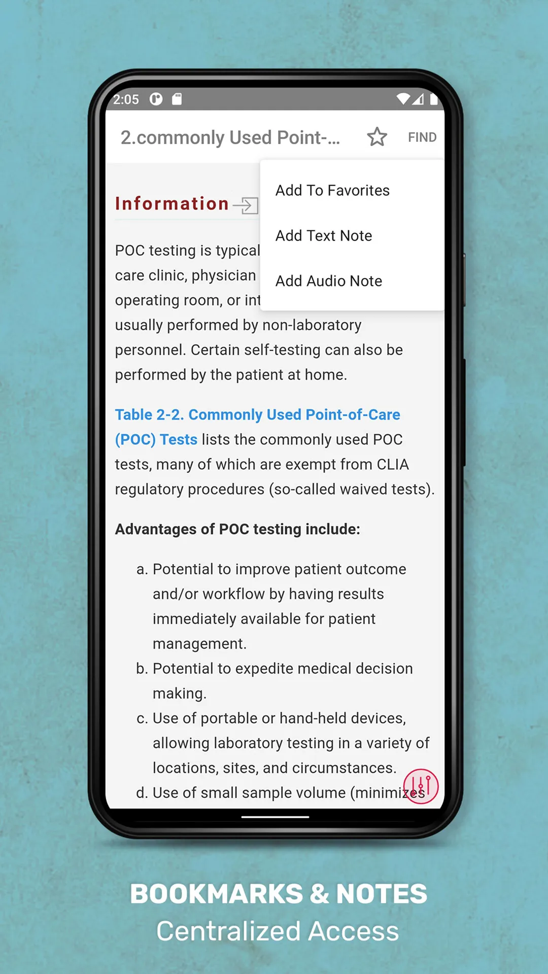 Guide to Diagnostic Tests | Indus Appstore | Screenshot